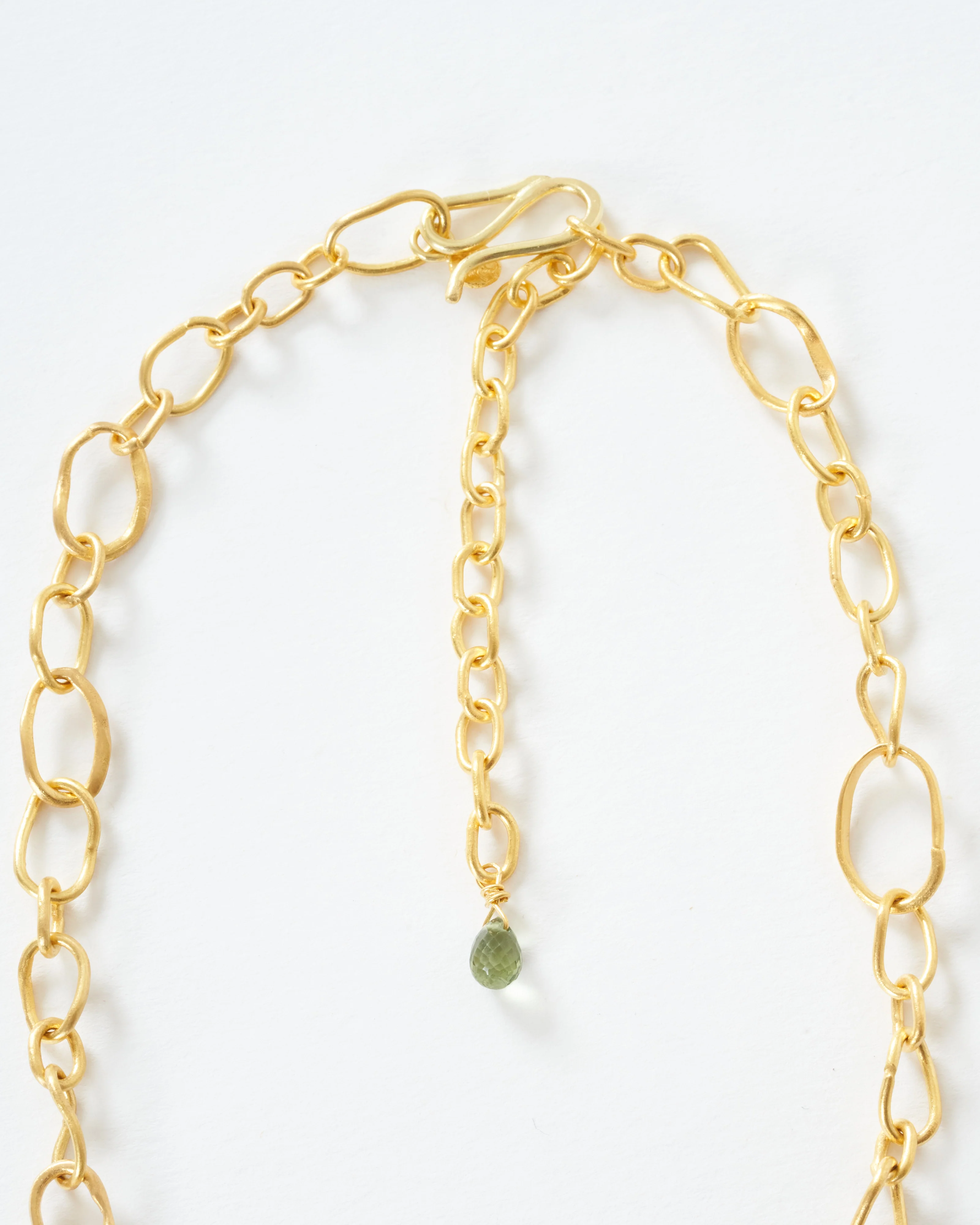 opal mixed link chain necklace - Image 3