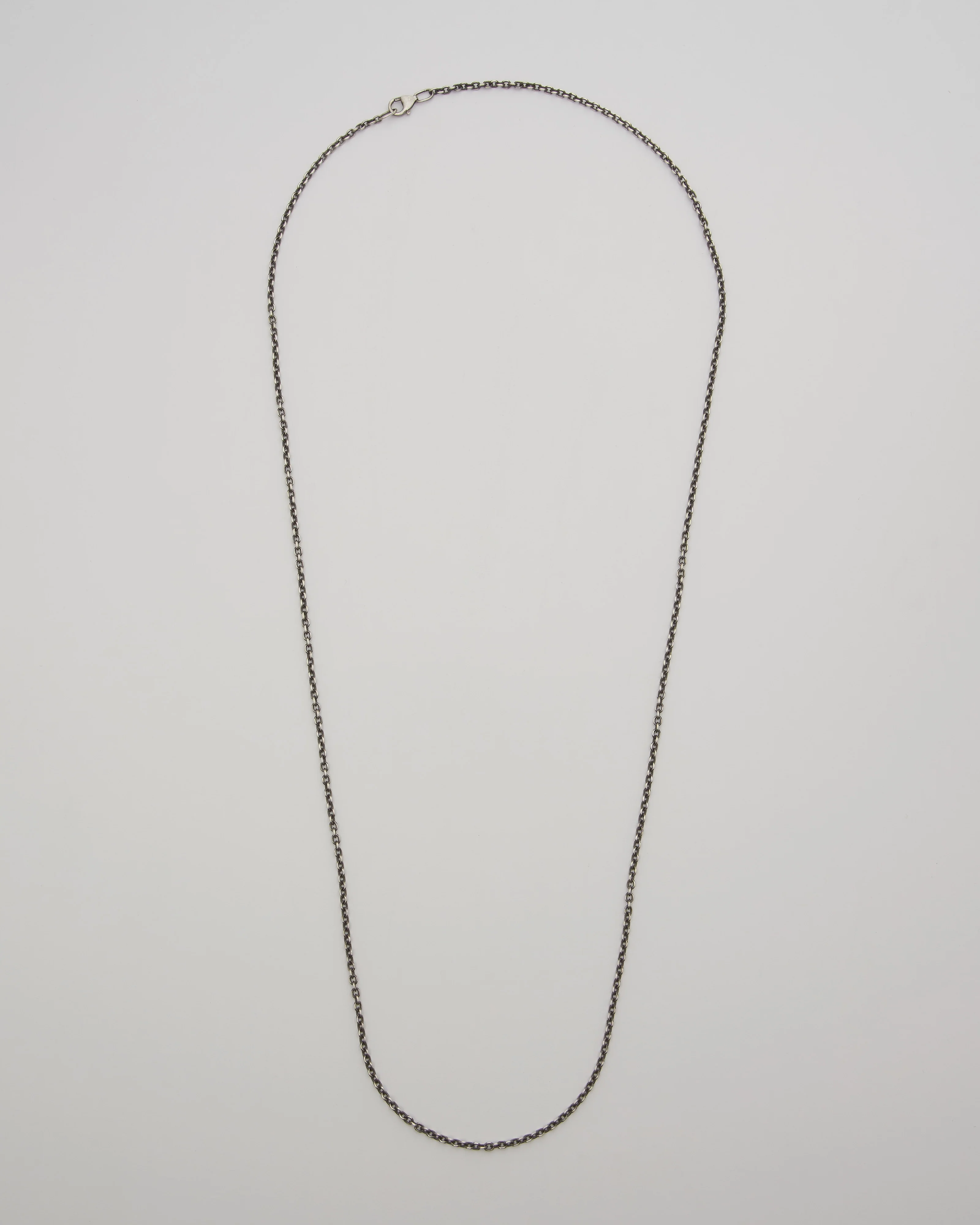 oxidized sterling silver 3mm chain - Image 4
