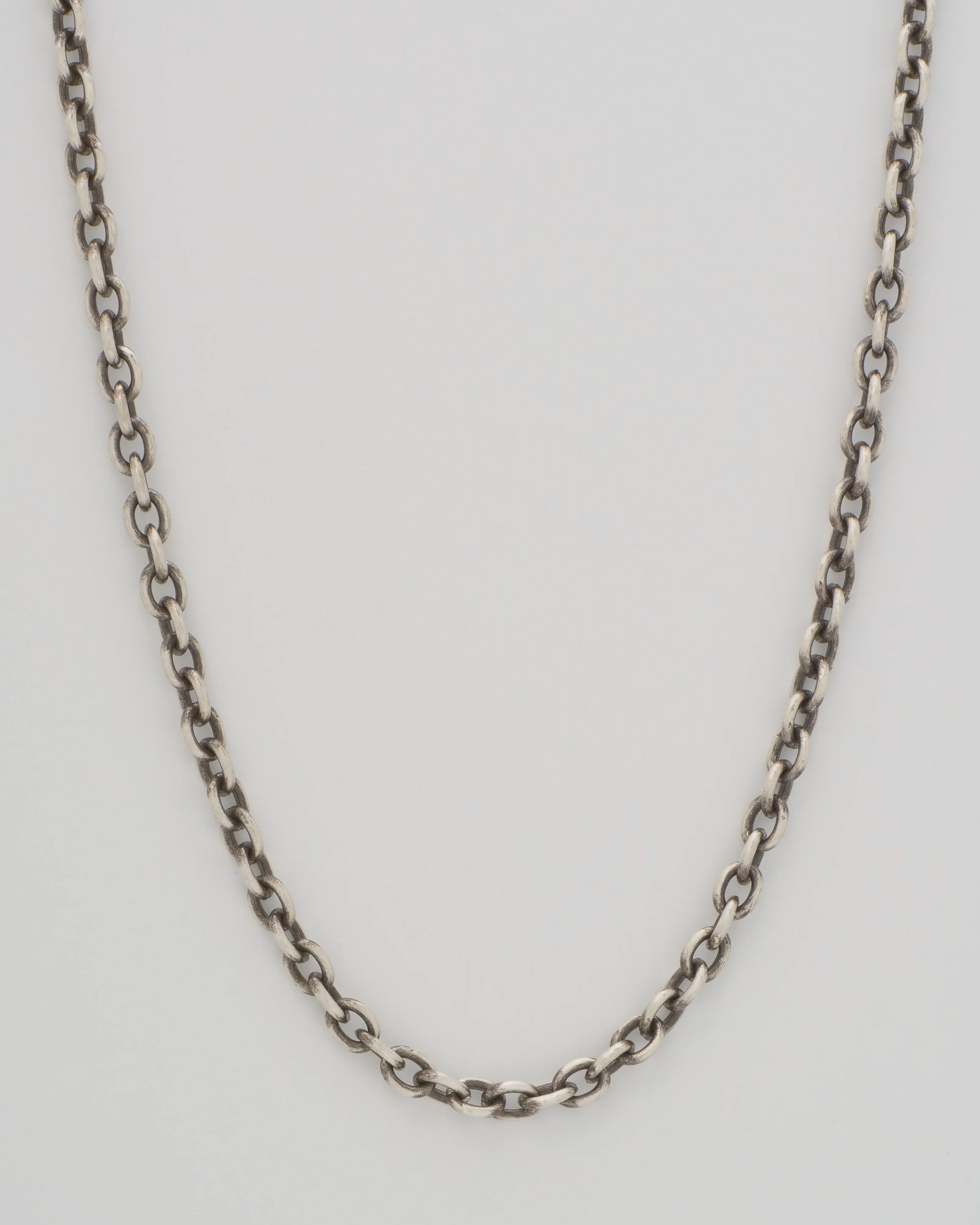 oxidized sterling silver 4.7mm chain