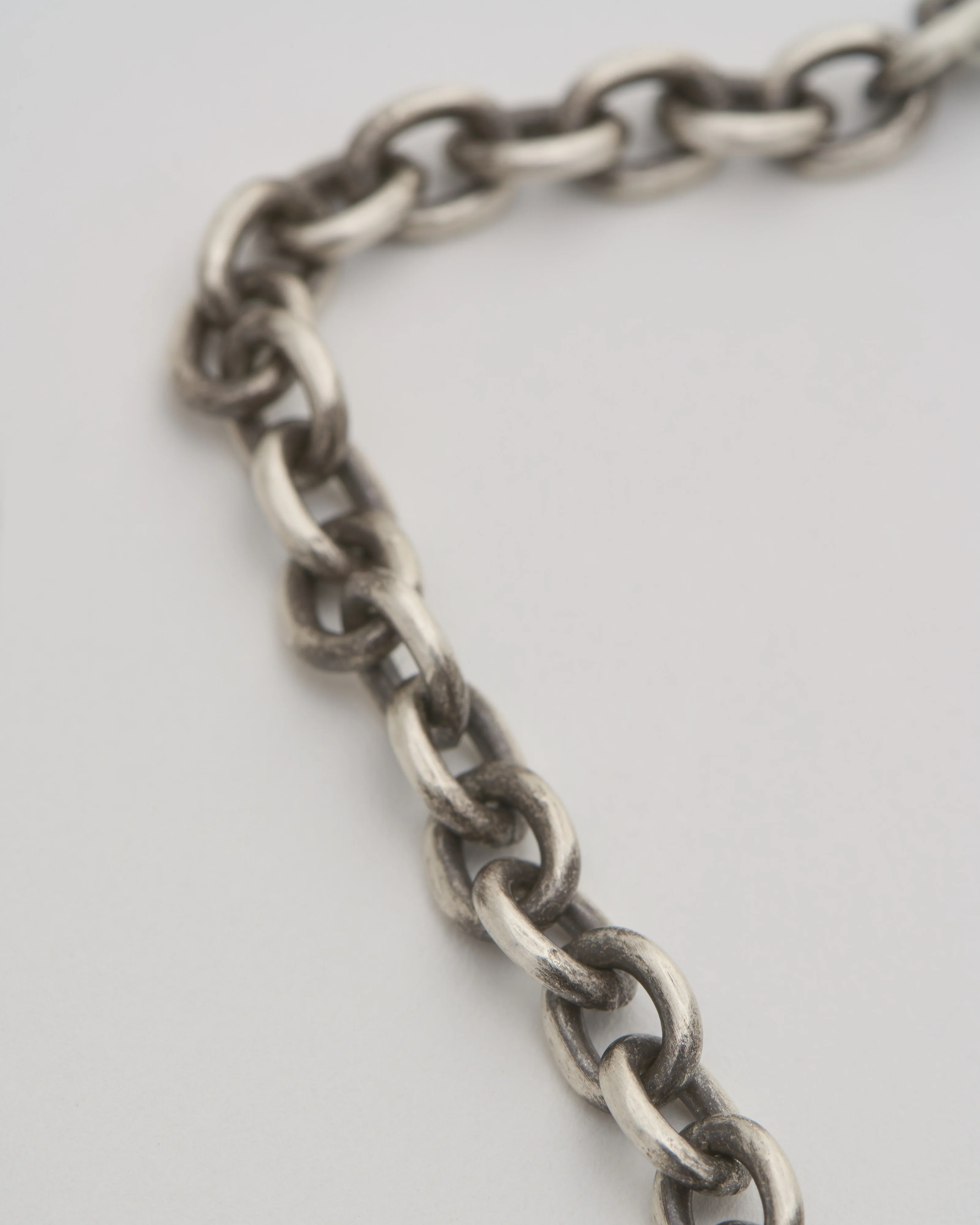 oxidized sterling silver 4.7mm chain - Image 2