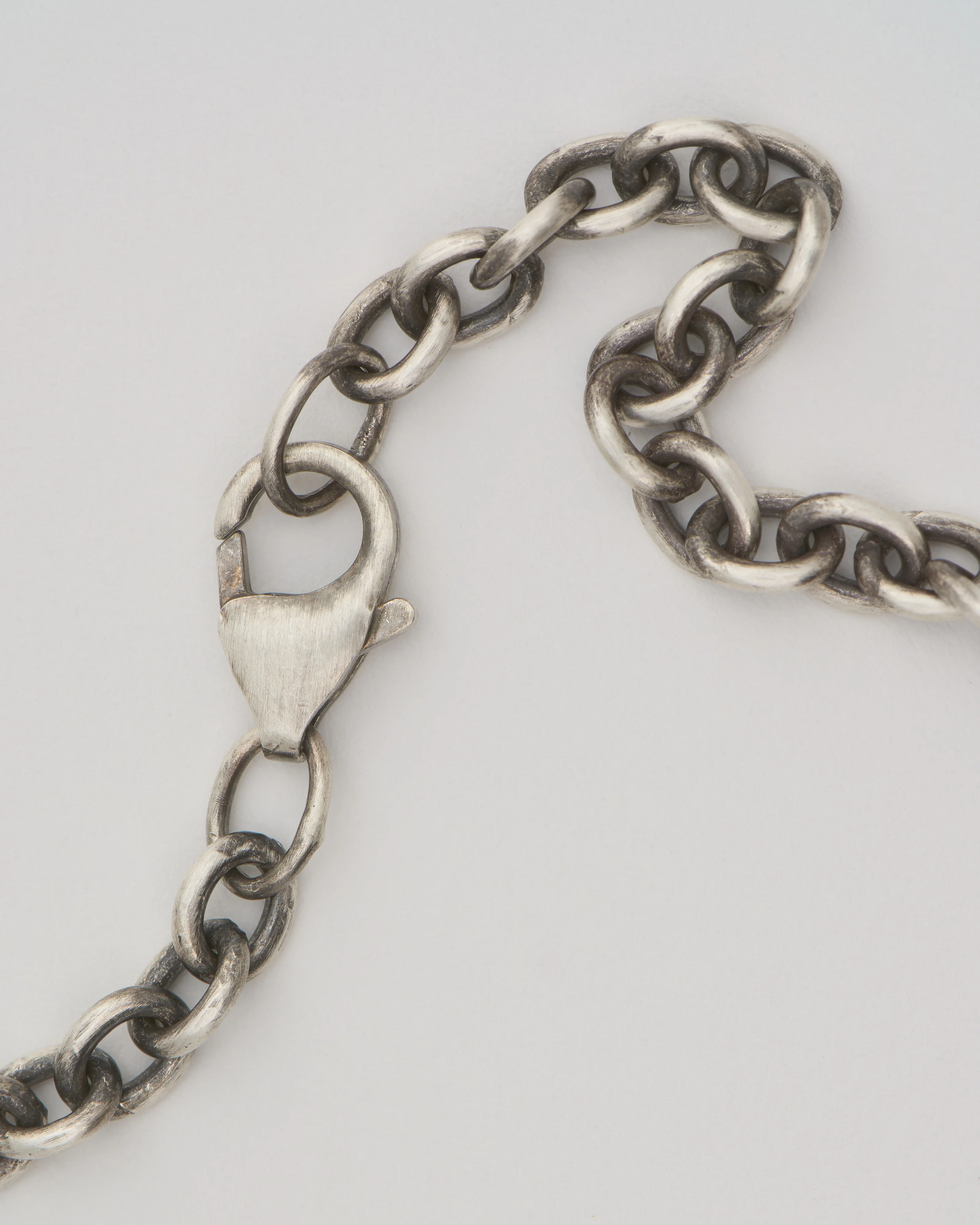 oxidized sterling silver 4.7mm chain - Image 3