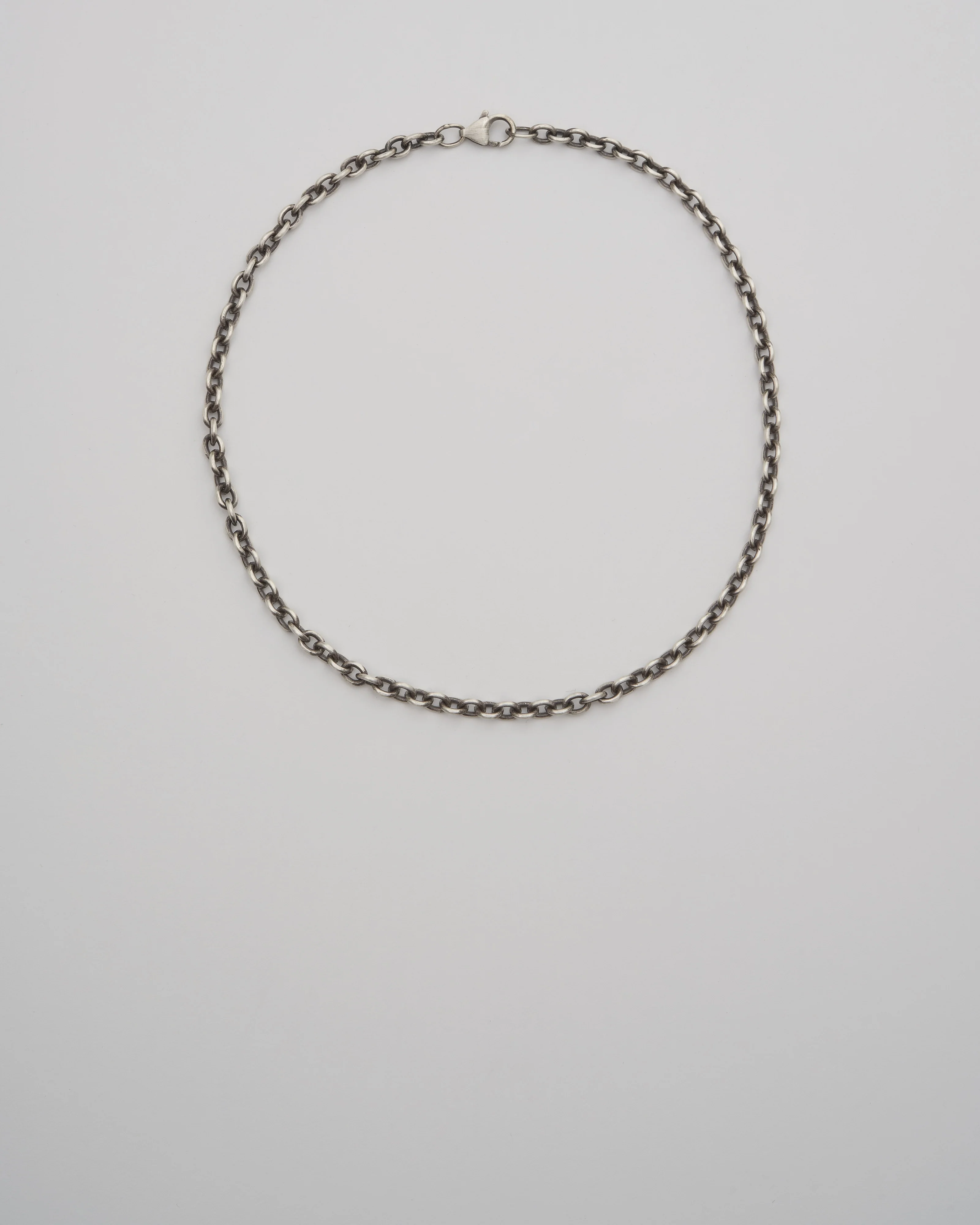 oxidized sterling silver 4.7mm chain - Image 4
