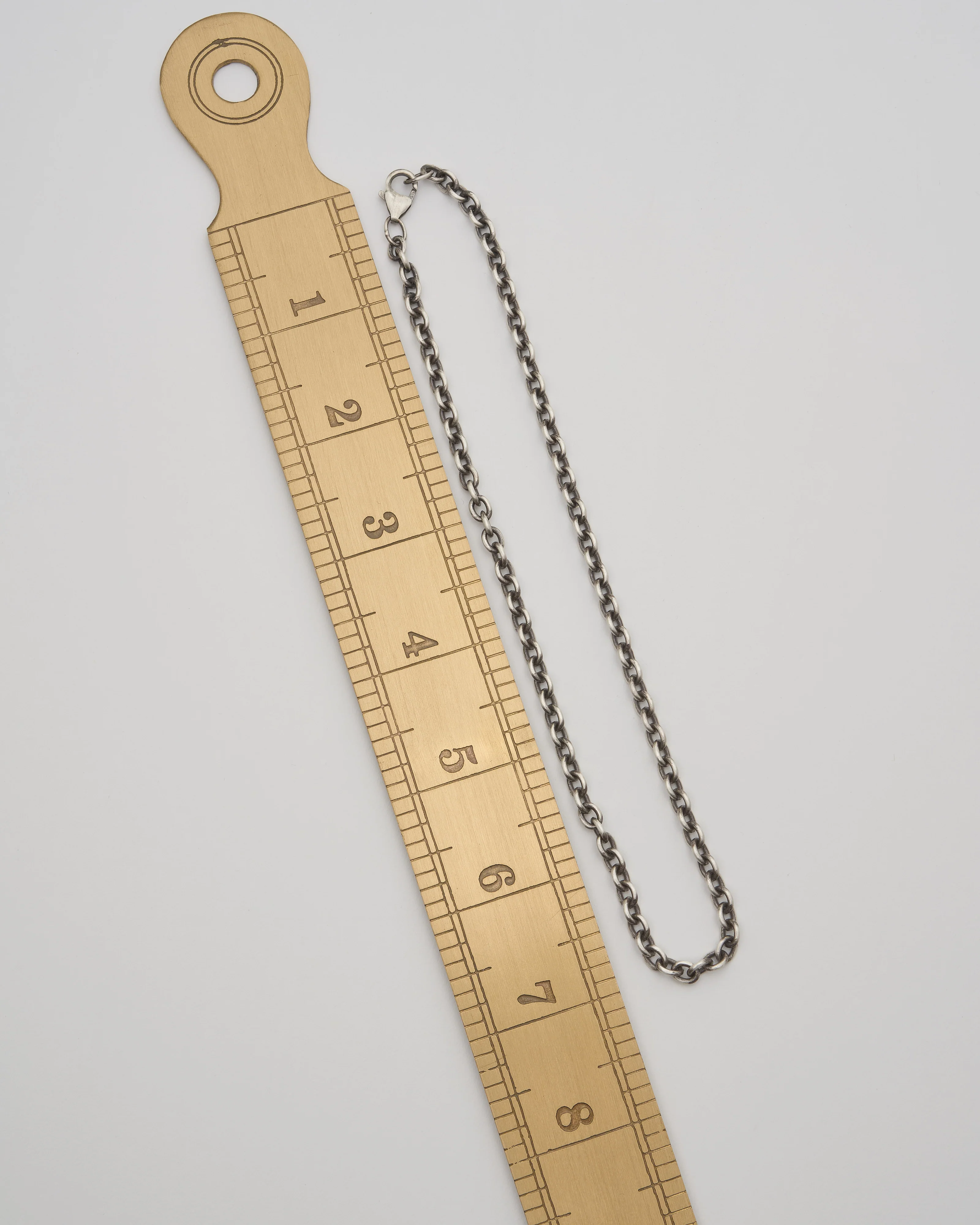 oxidized sterling silver 4.7mm chain - Image 5