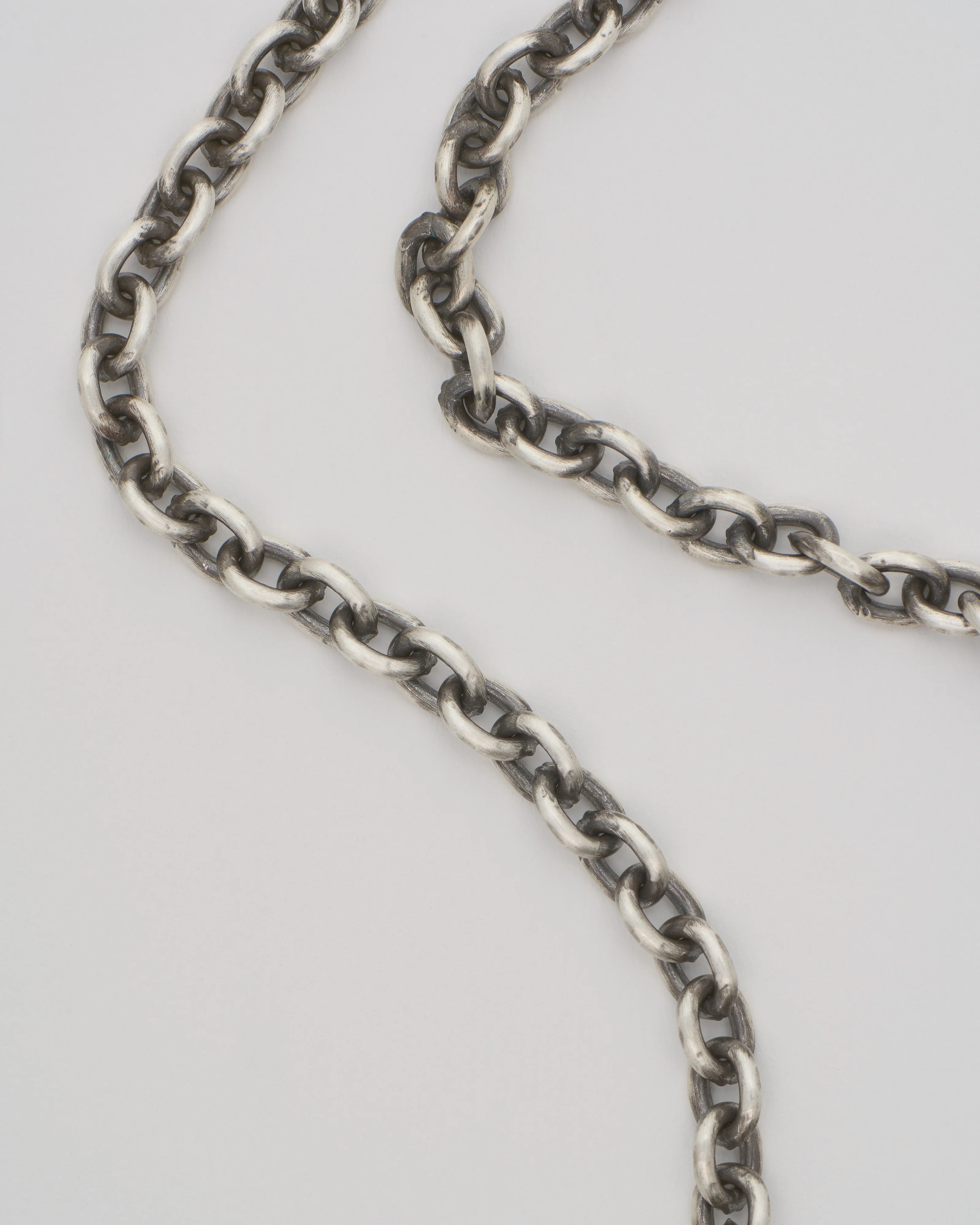 oxidized sterling silver 5.5mm chain - Image 3