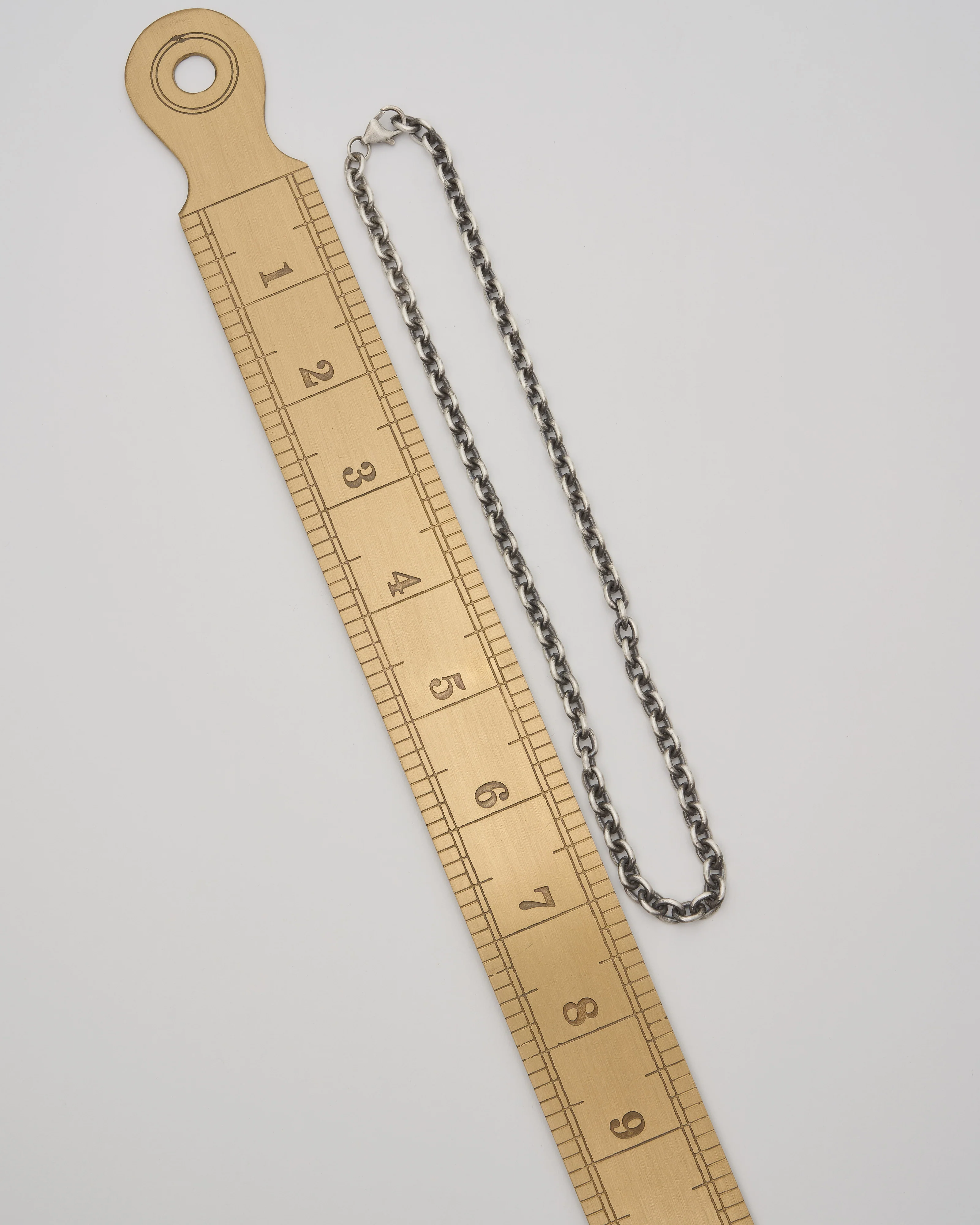 oxidized sterling silver 5.5mm chain - Image 5