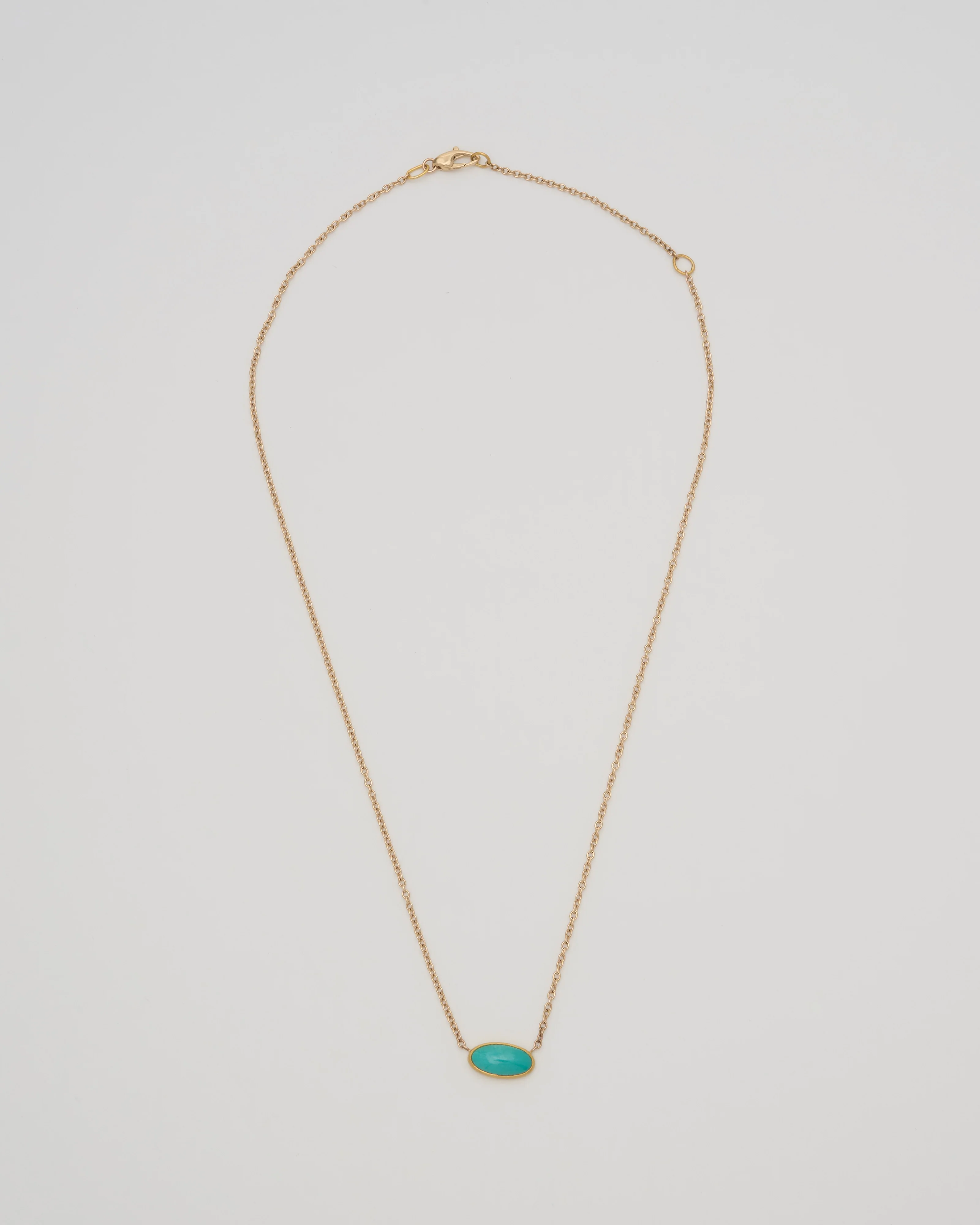 persian turquoise oval pendant necklace - Image 4