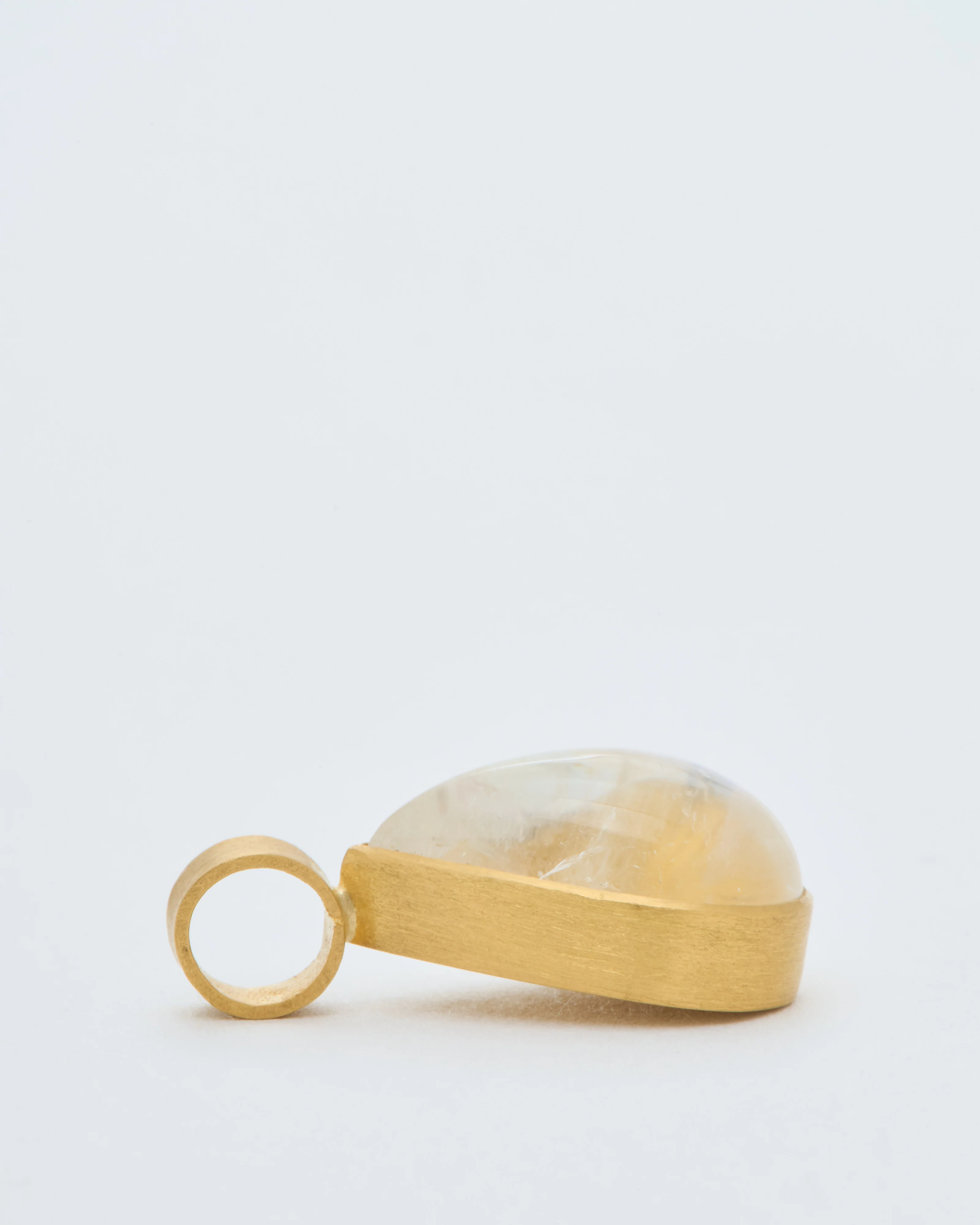 rainbow moonstone teardrop pendant - Image 5
