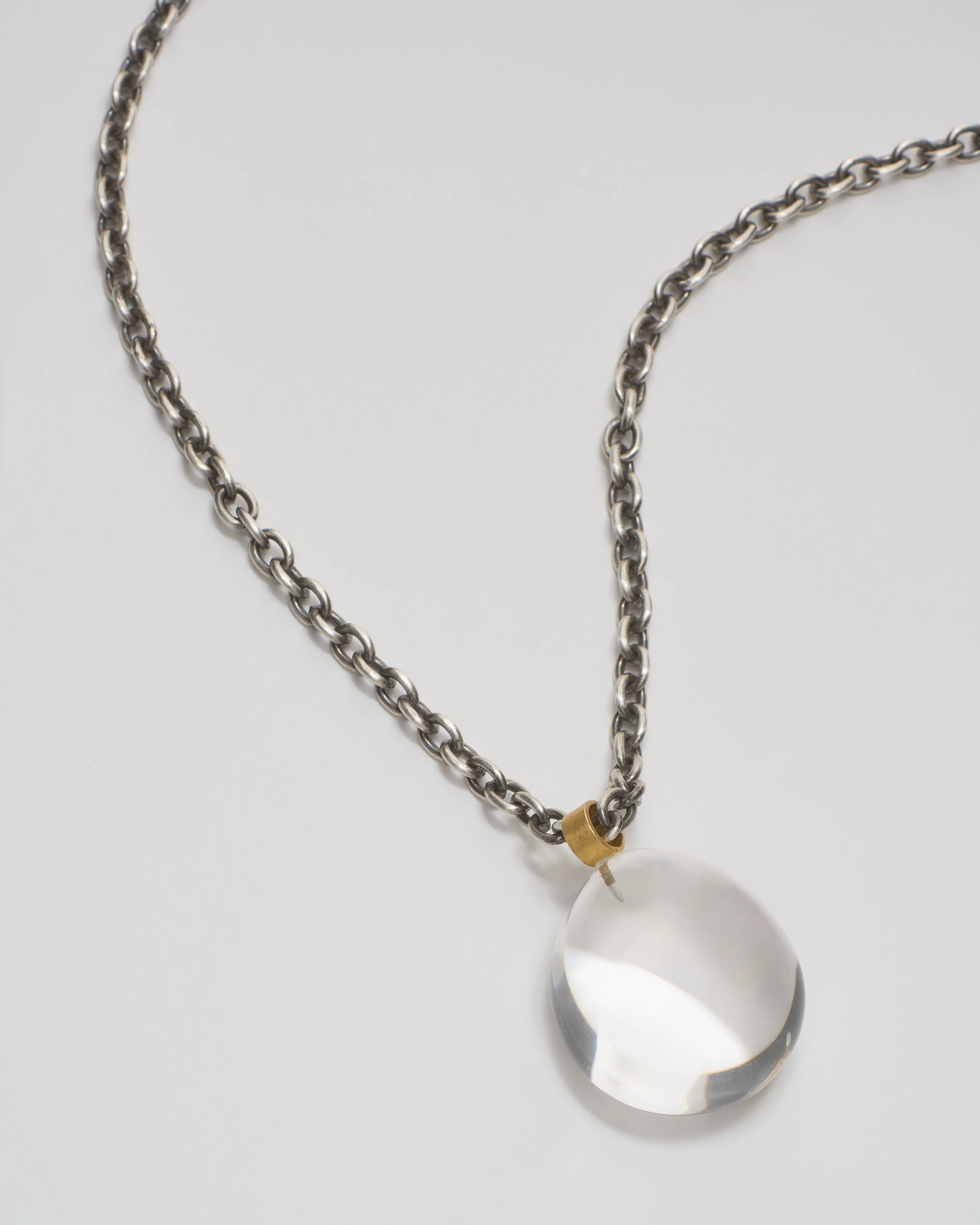 rock crystal pendant necklace - Image 2