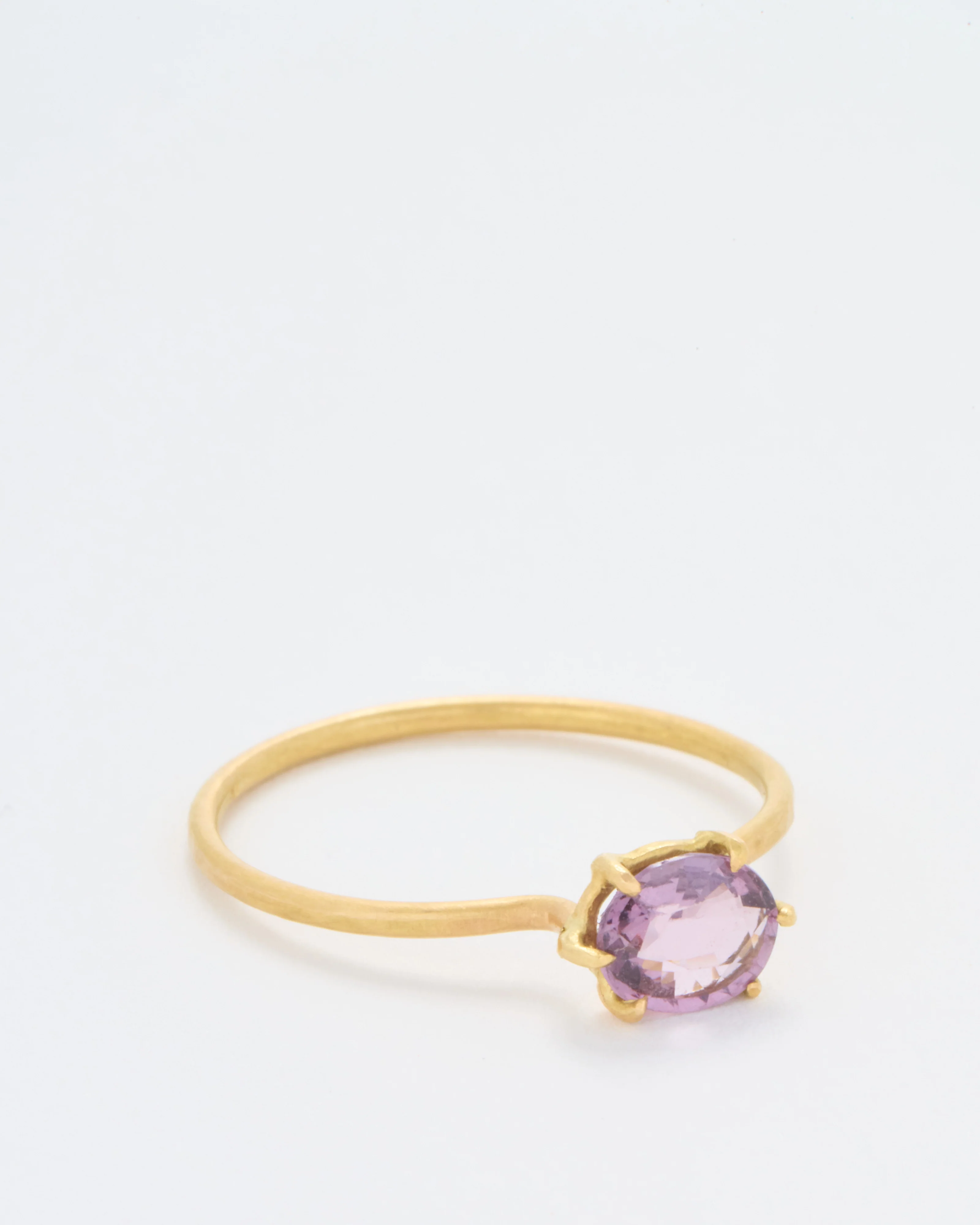 spinel mini oval gem ring - Image 2
