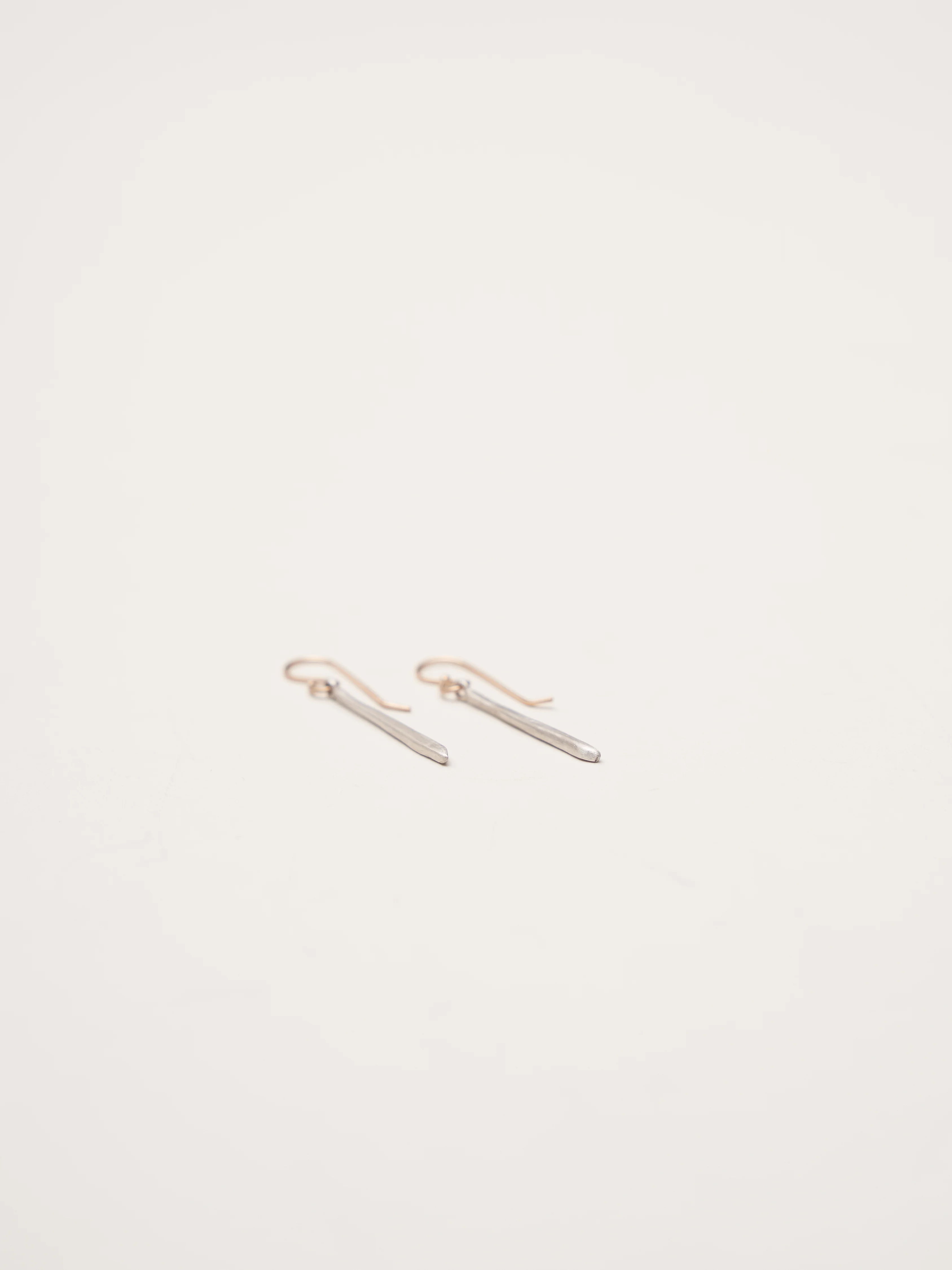 twig earring - silver