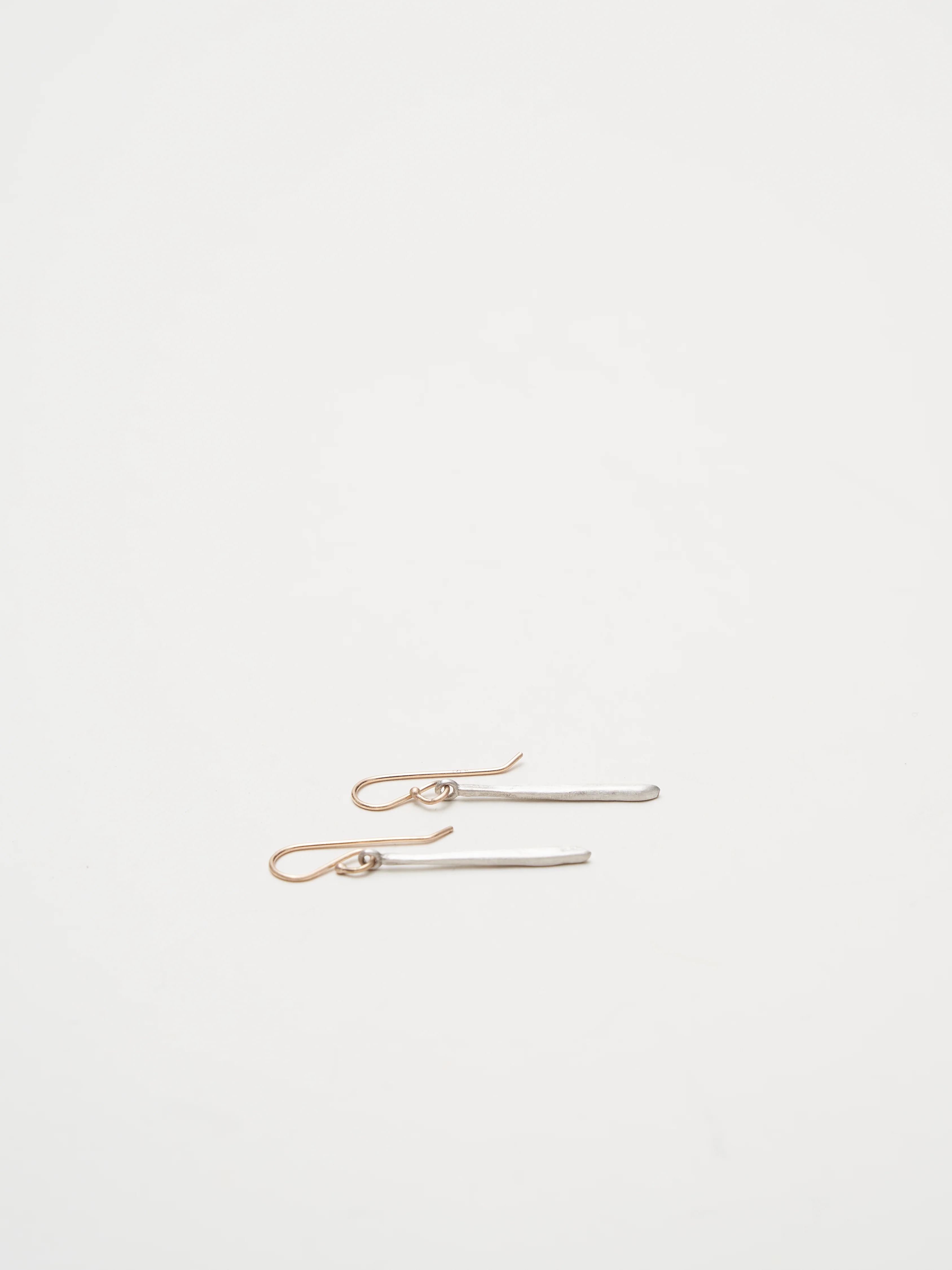 twig earring - silver - Image 3