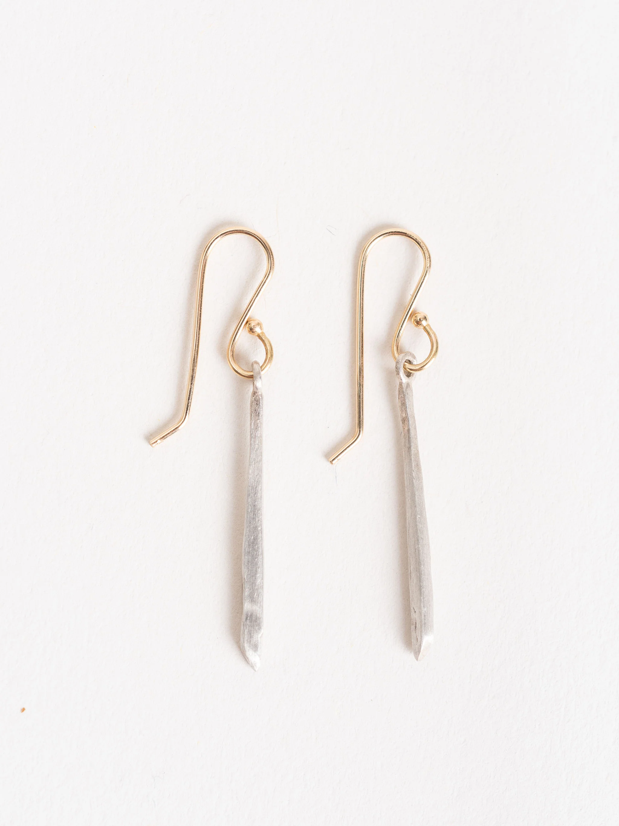 sterling silver classic twig earrings - Image 5