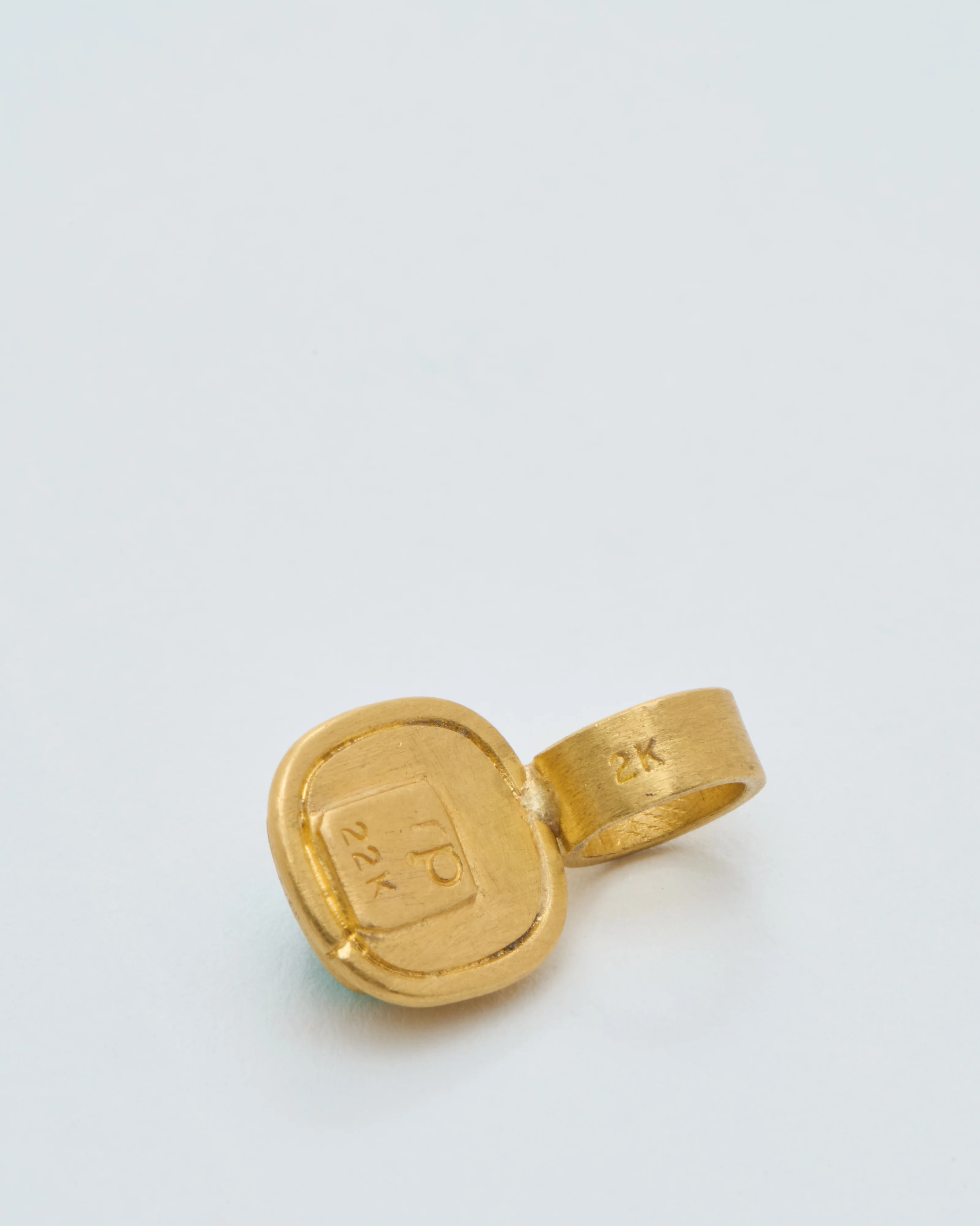 sugarloaf columbian cabochon emerald pendant - Image 6