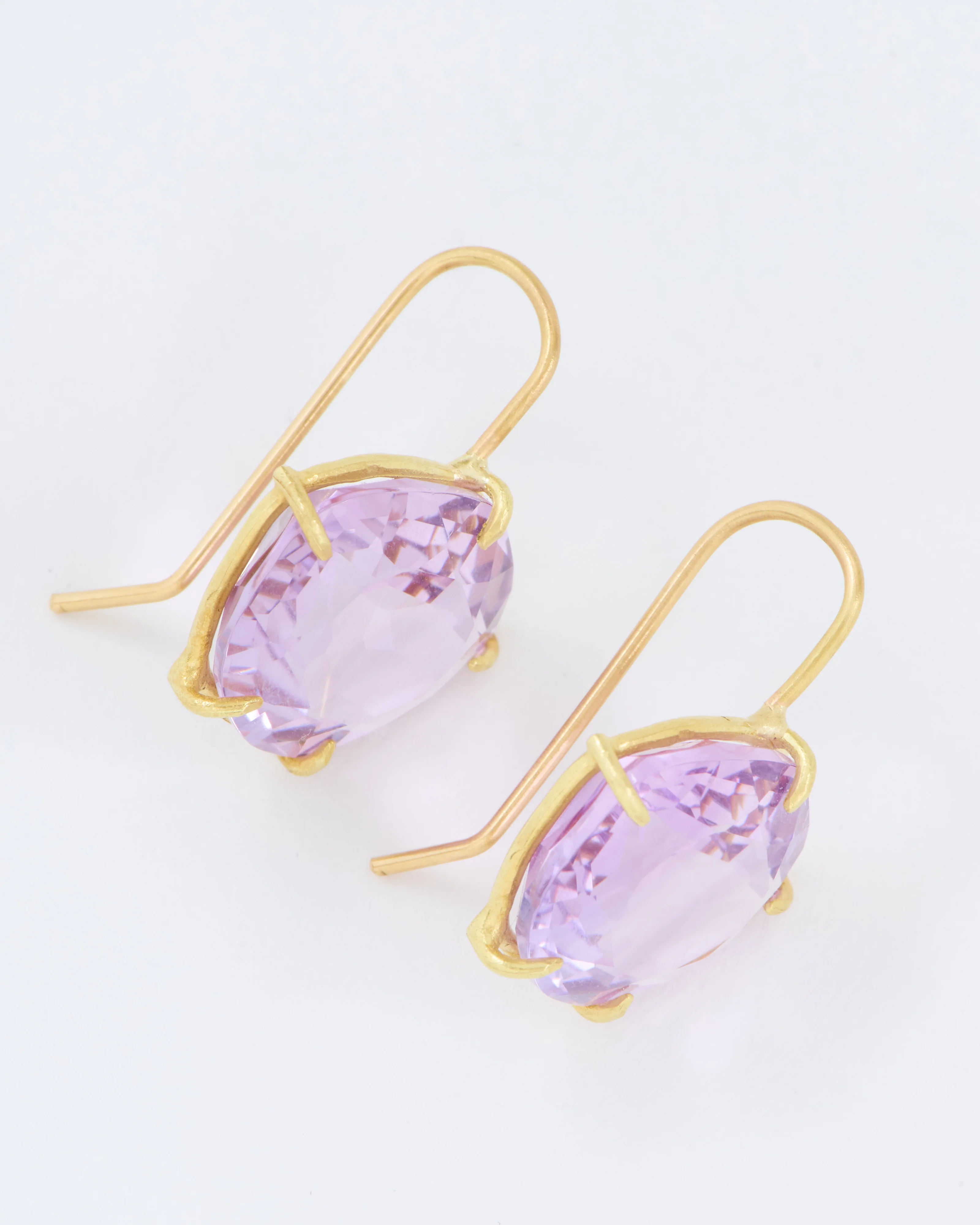 violet amethyst petal earrings - Image 5