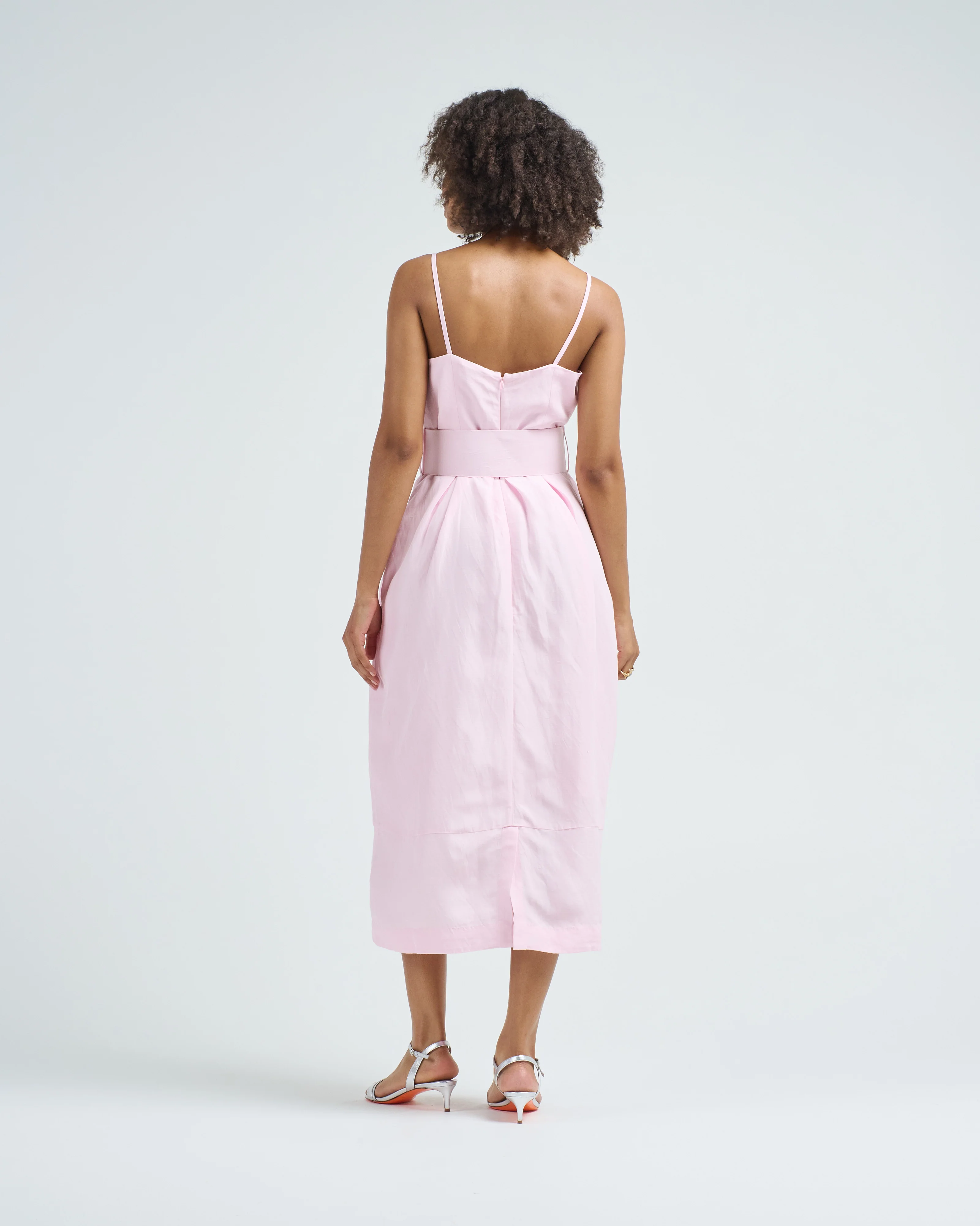artichoke dress w/ belt - Image 4
