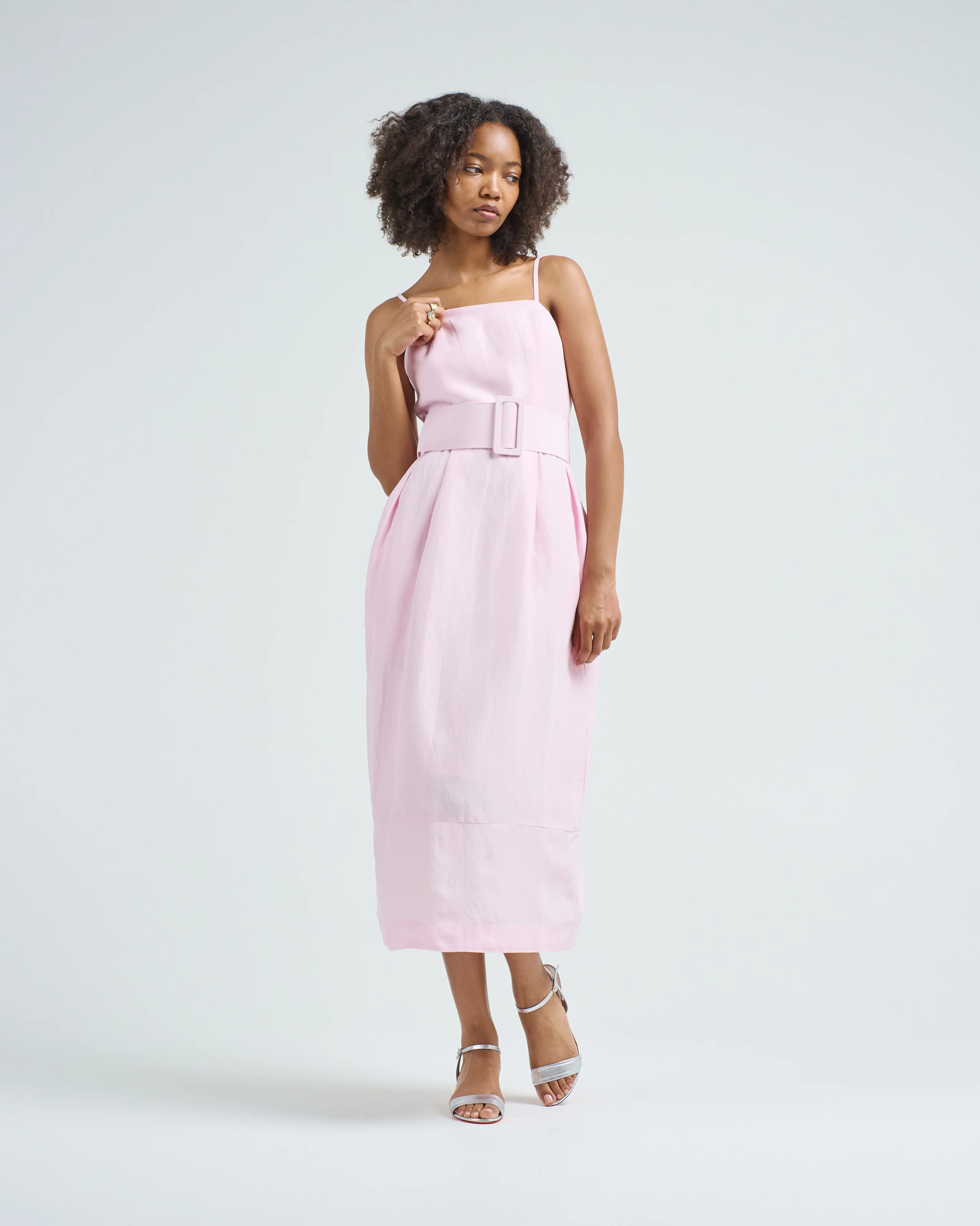artichoke dress w/ belt - Image 5