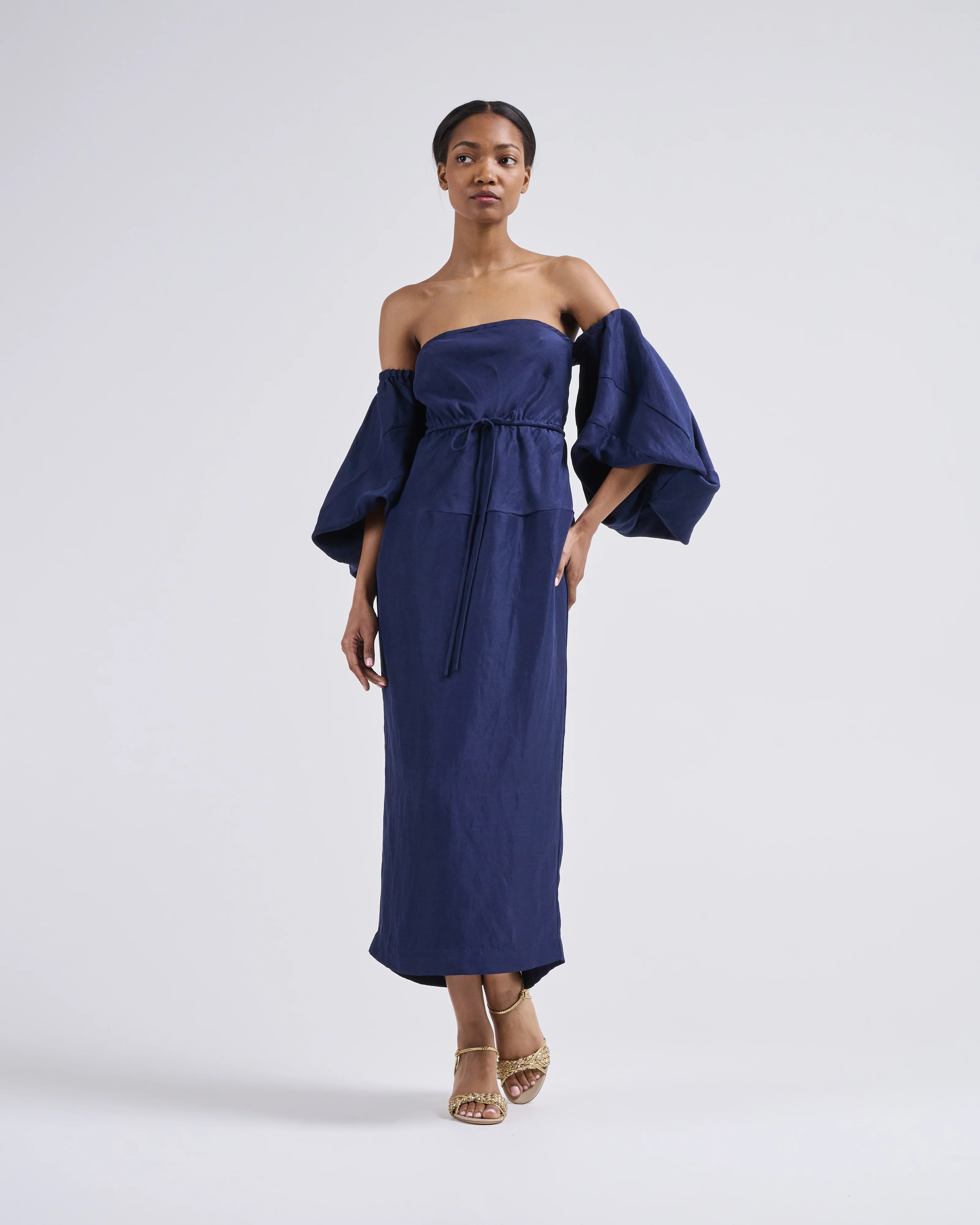 balloon sleeve dress