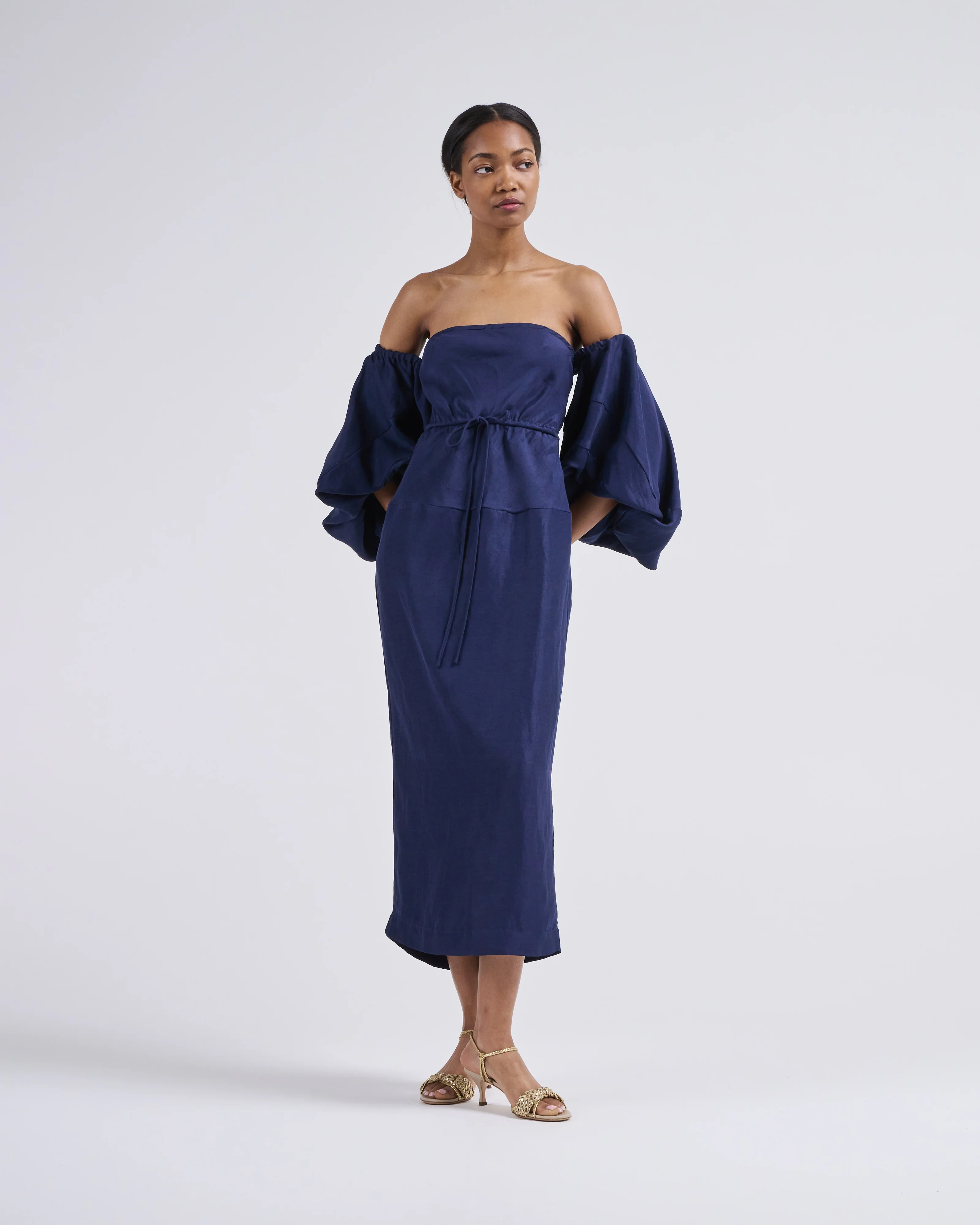 balloon sleeve dress - Image 3
