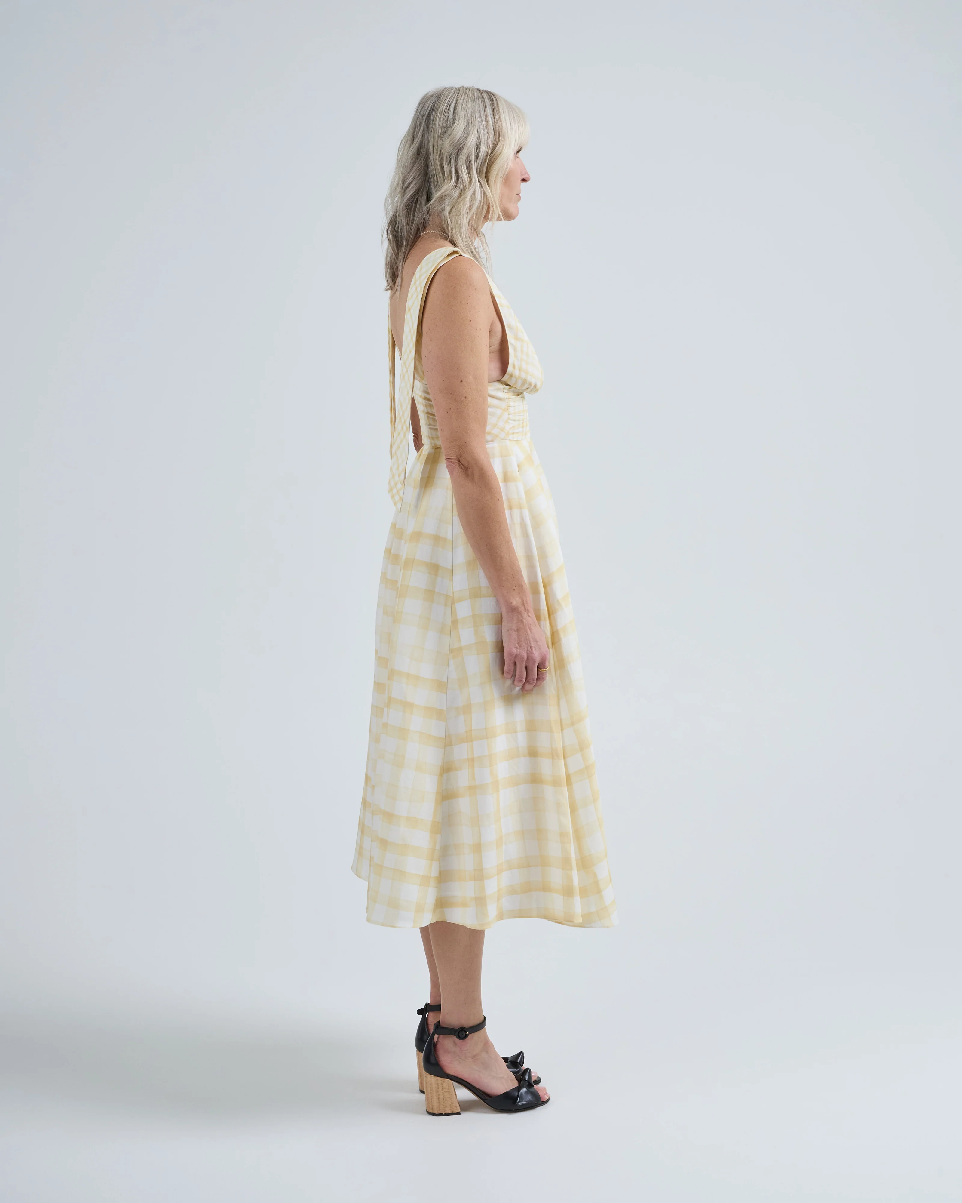 bow shoulder dress - Image 3