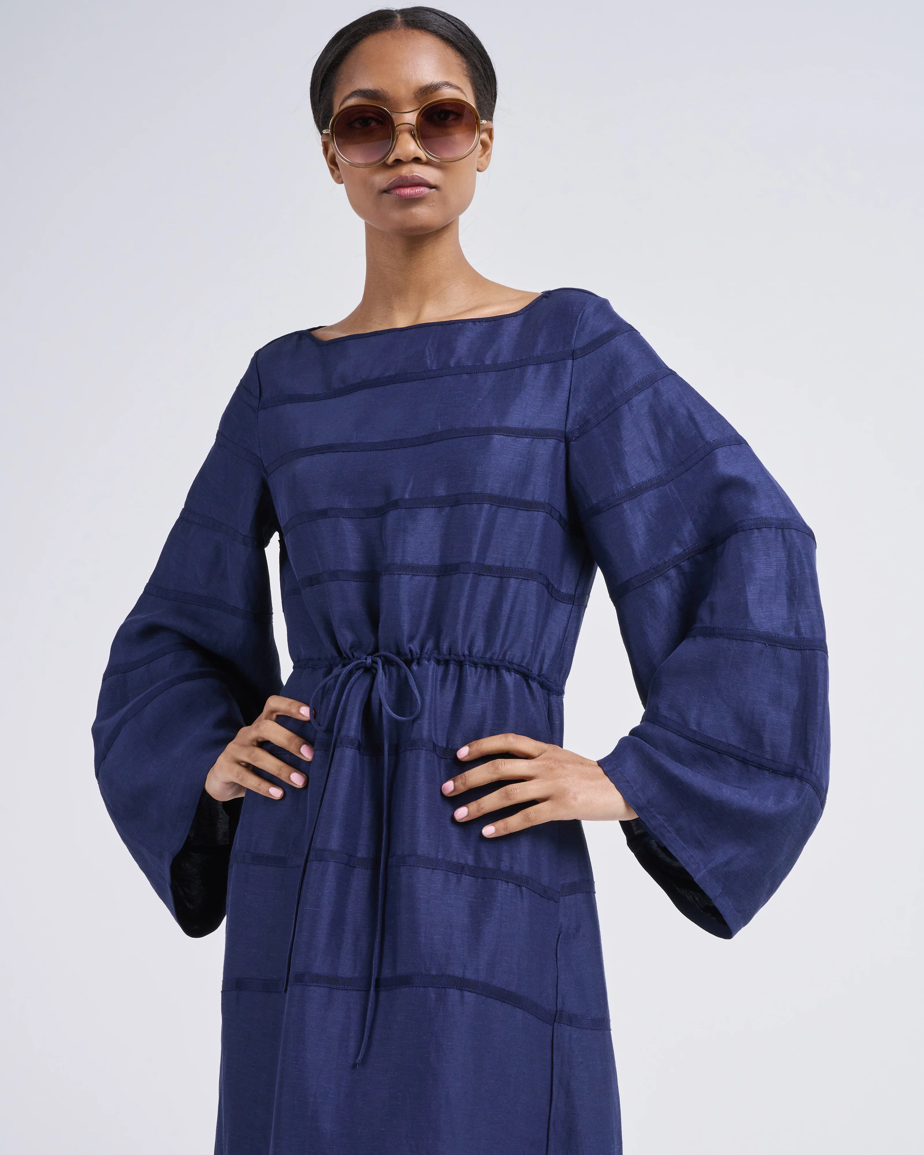 ribbon caftan dress - Image 2