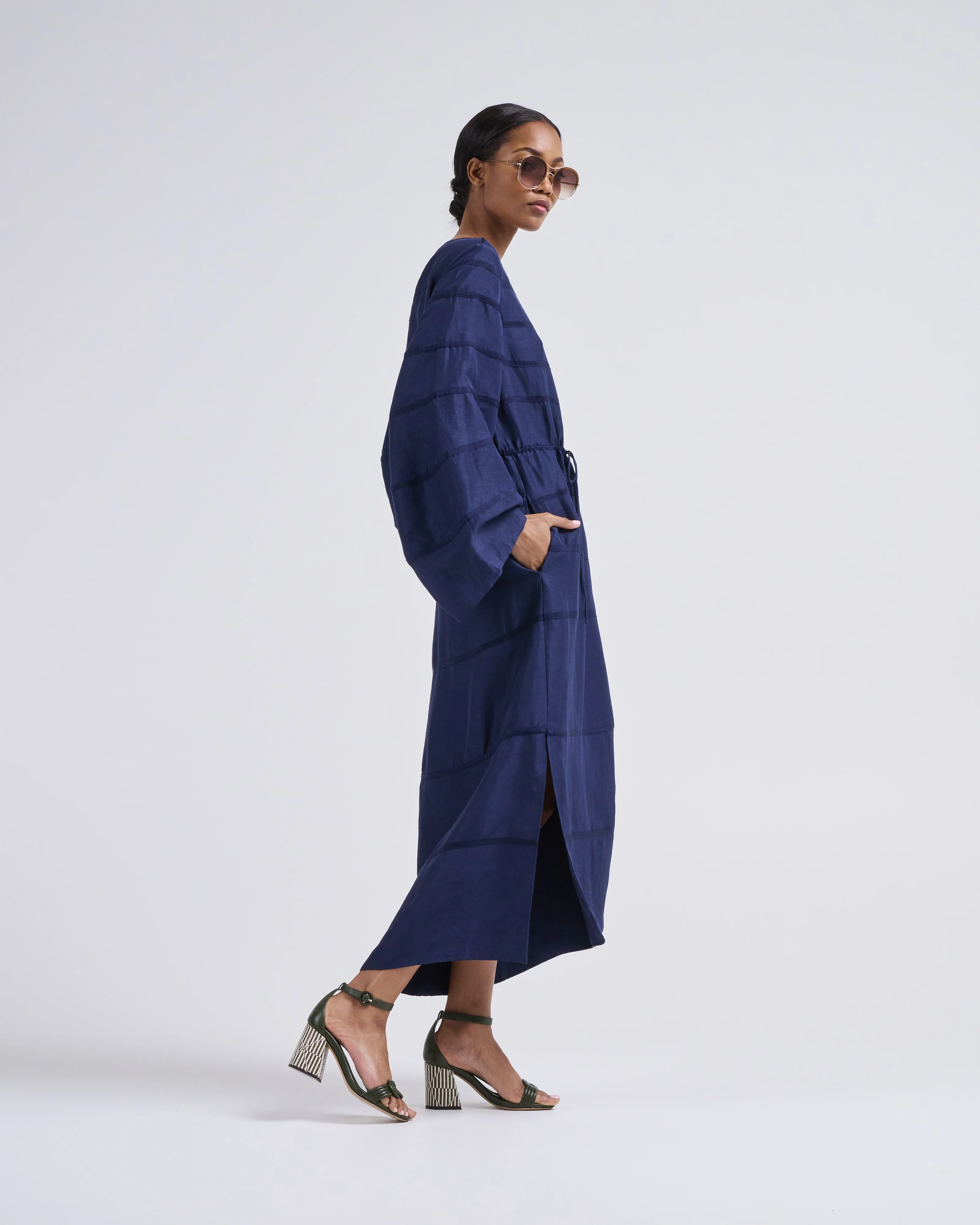 ribbon caftan dress - Image 3