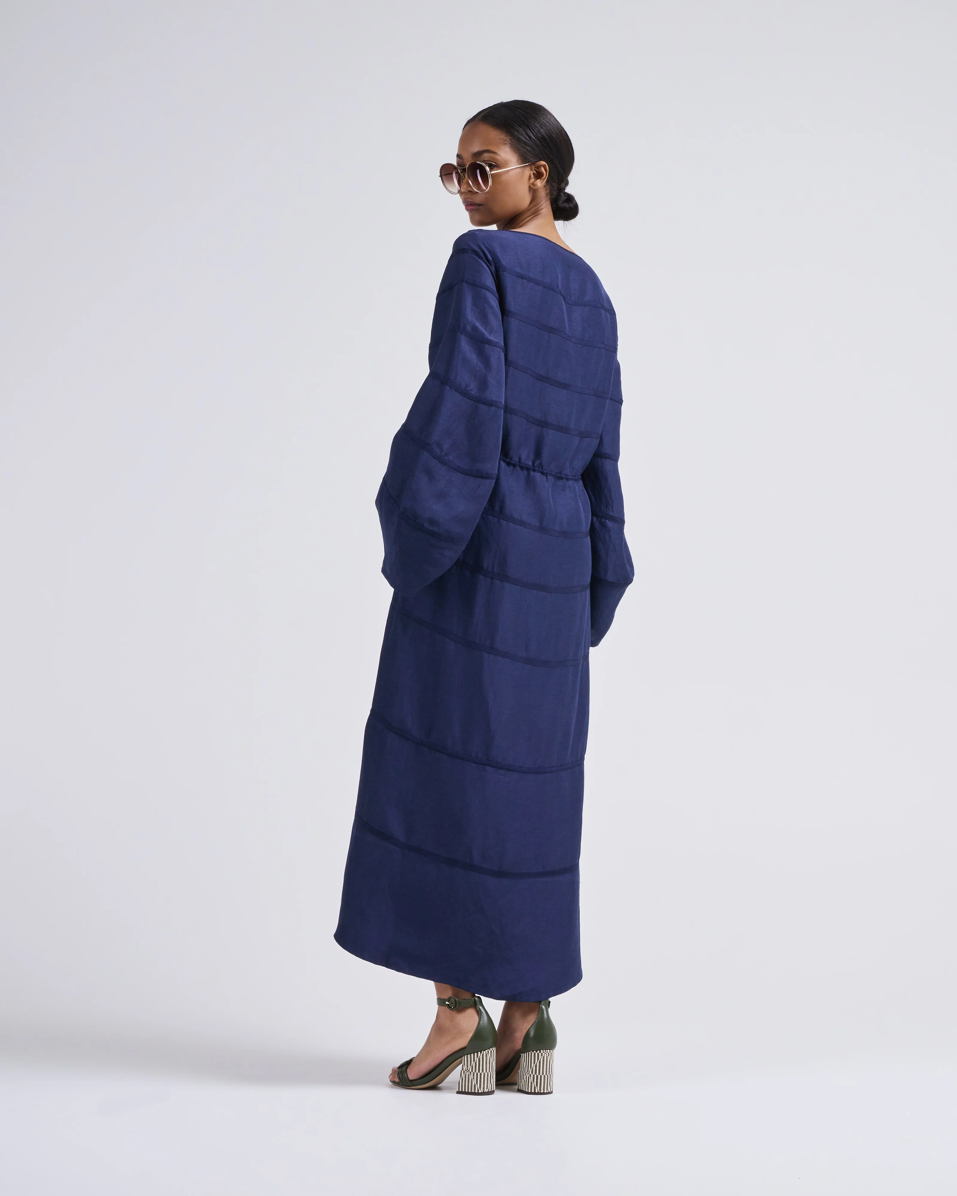 ribbon caftan dress - Image 4