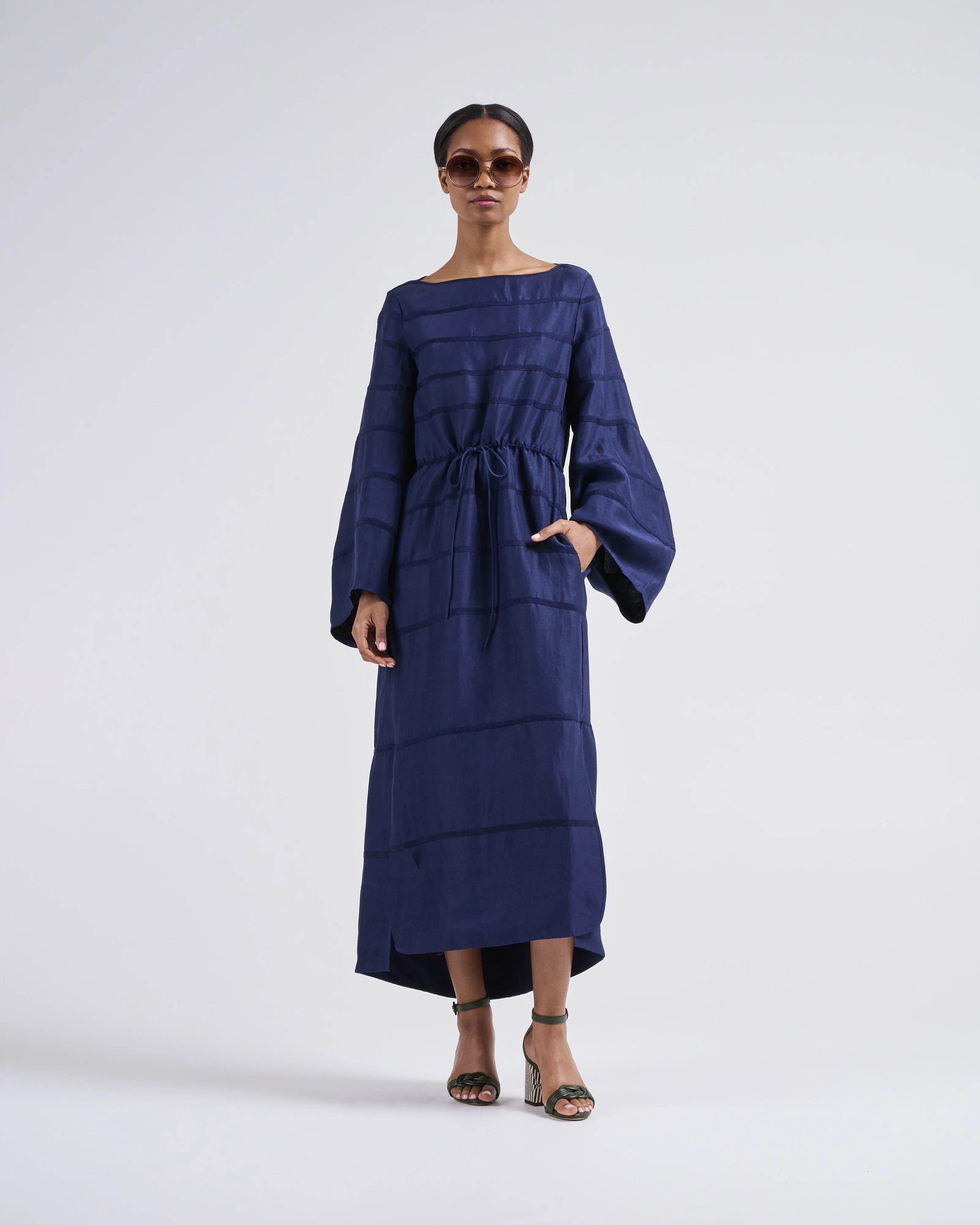 ribbon caftan dress - Image 5