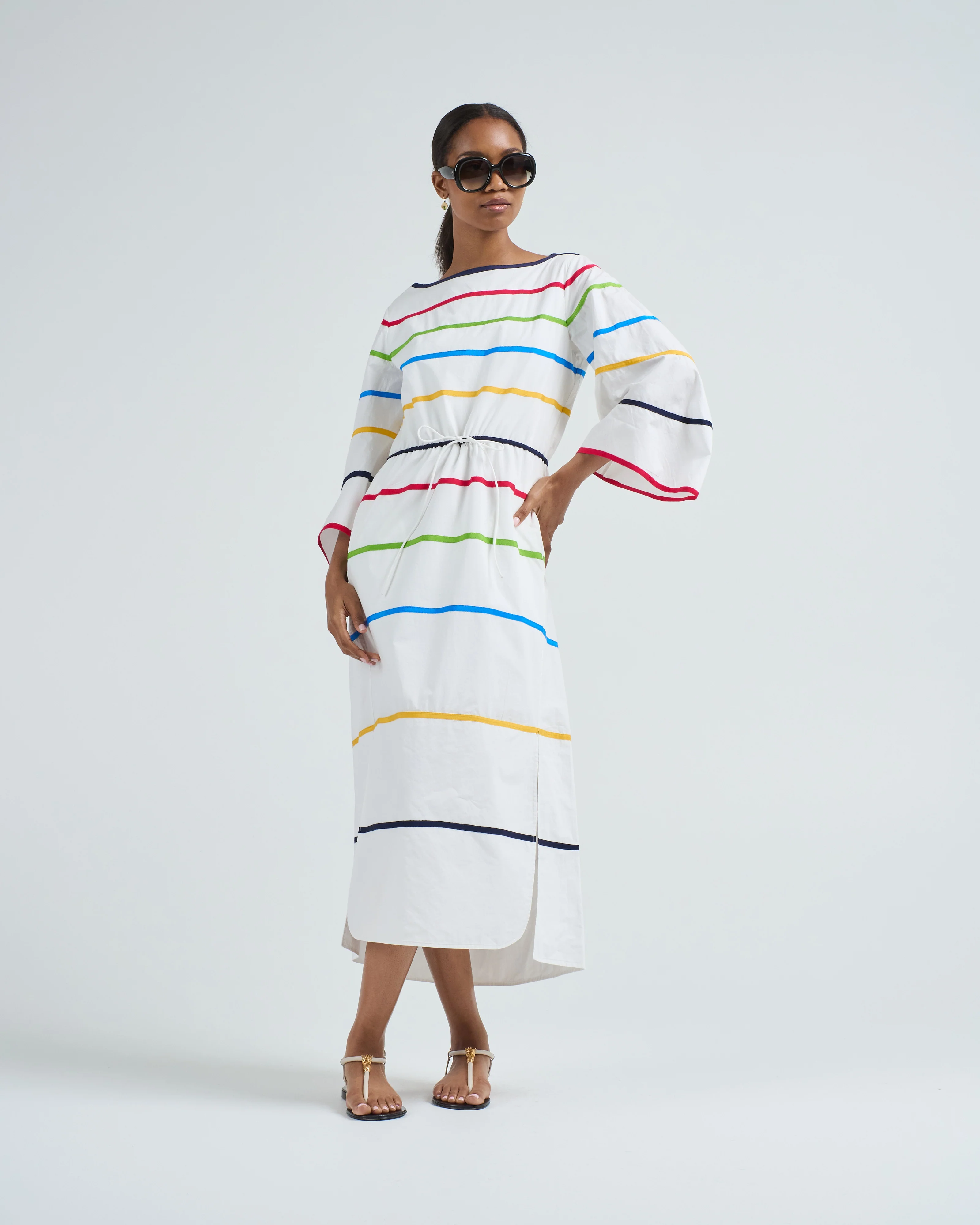 ribbon caftan dress - Image 2