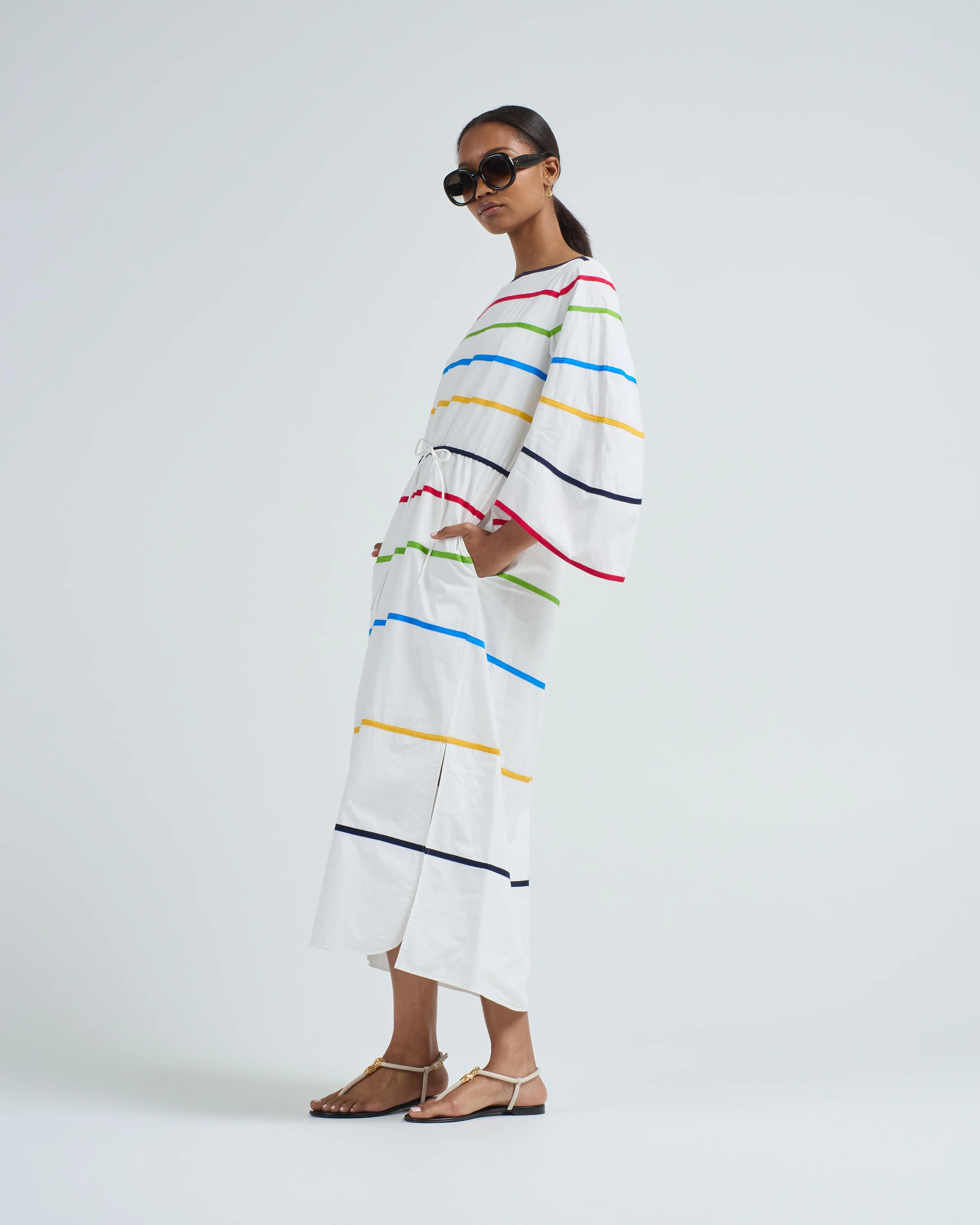 ribbon caftan dress - Image 3