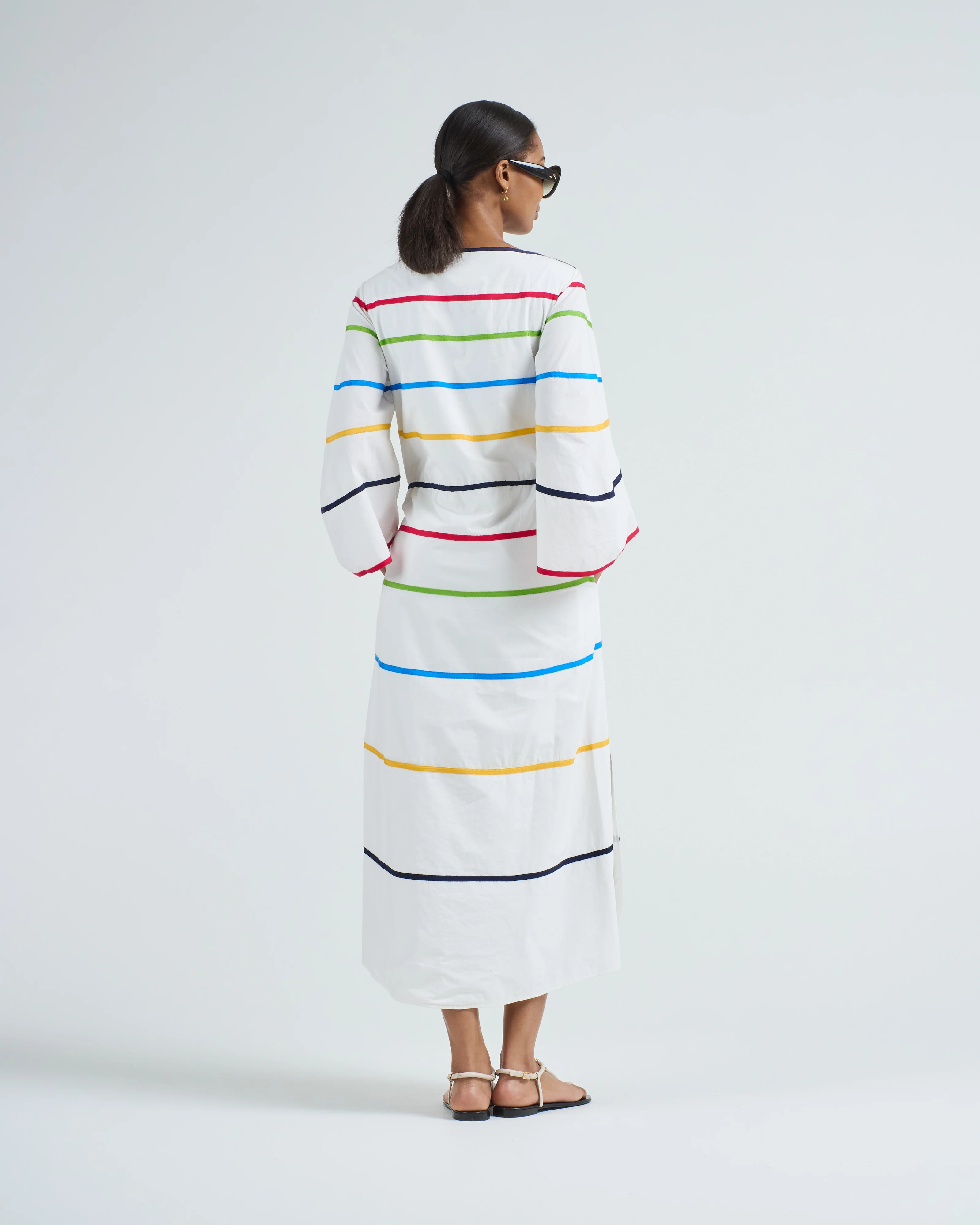 ribbon caftan dress - Image 4