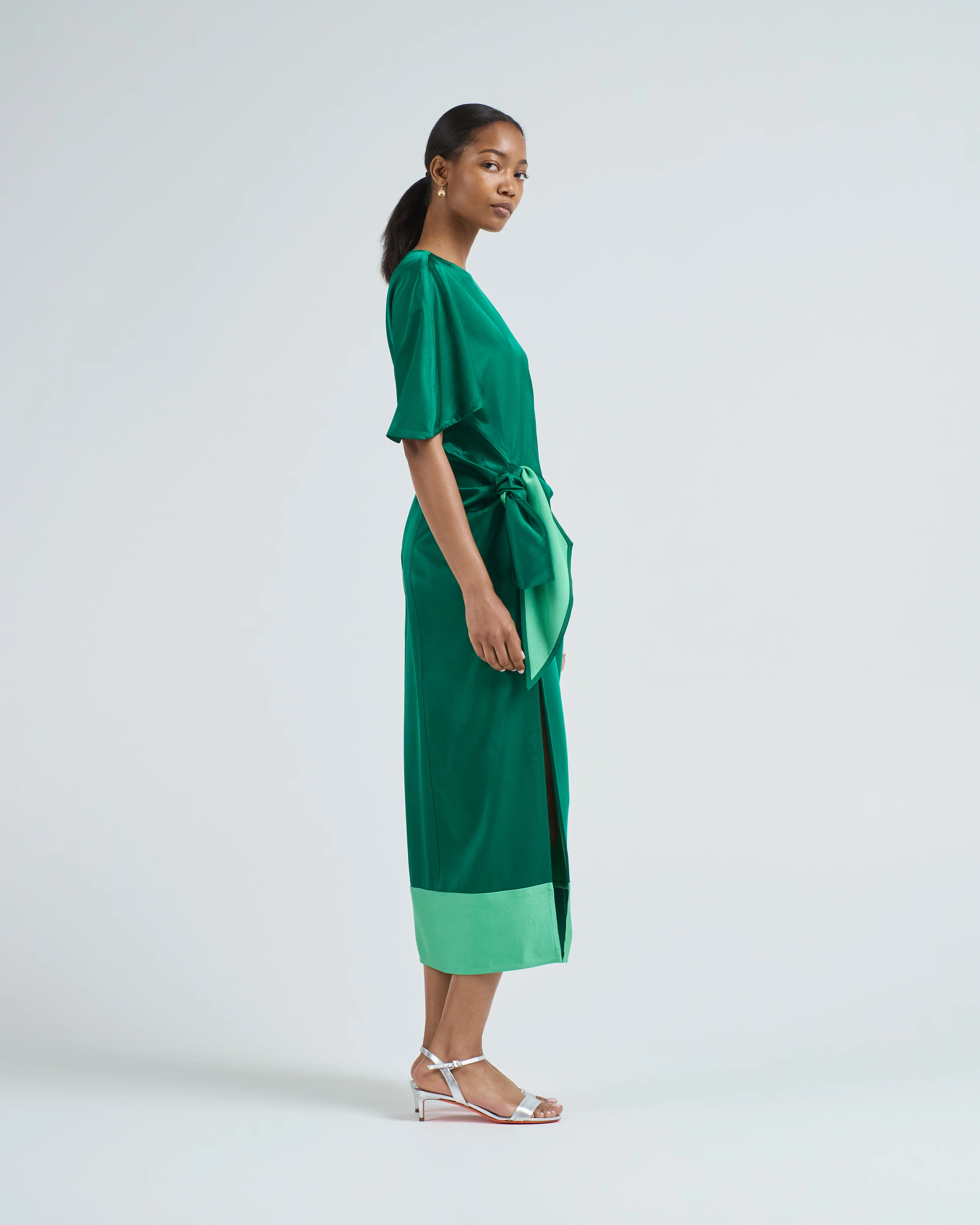 sash & slit dress - Image 4