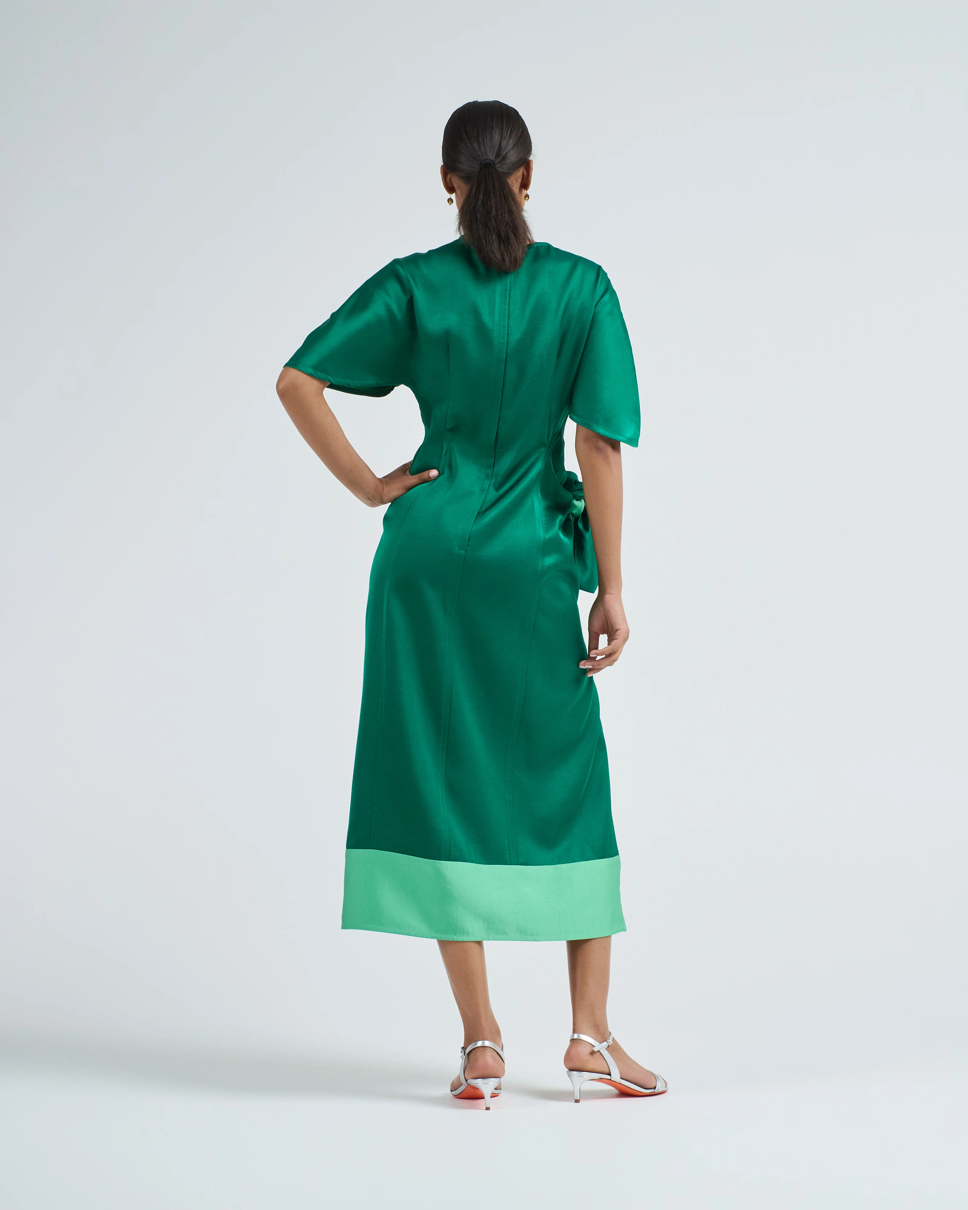 sash & slit dress - Image 5