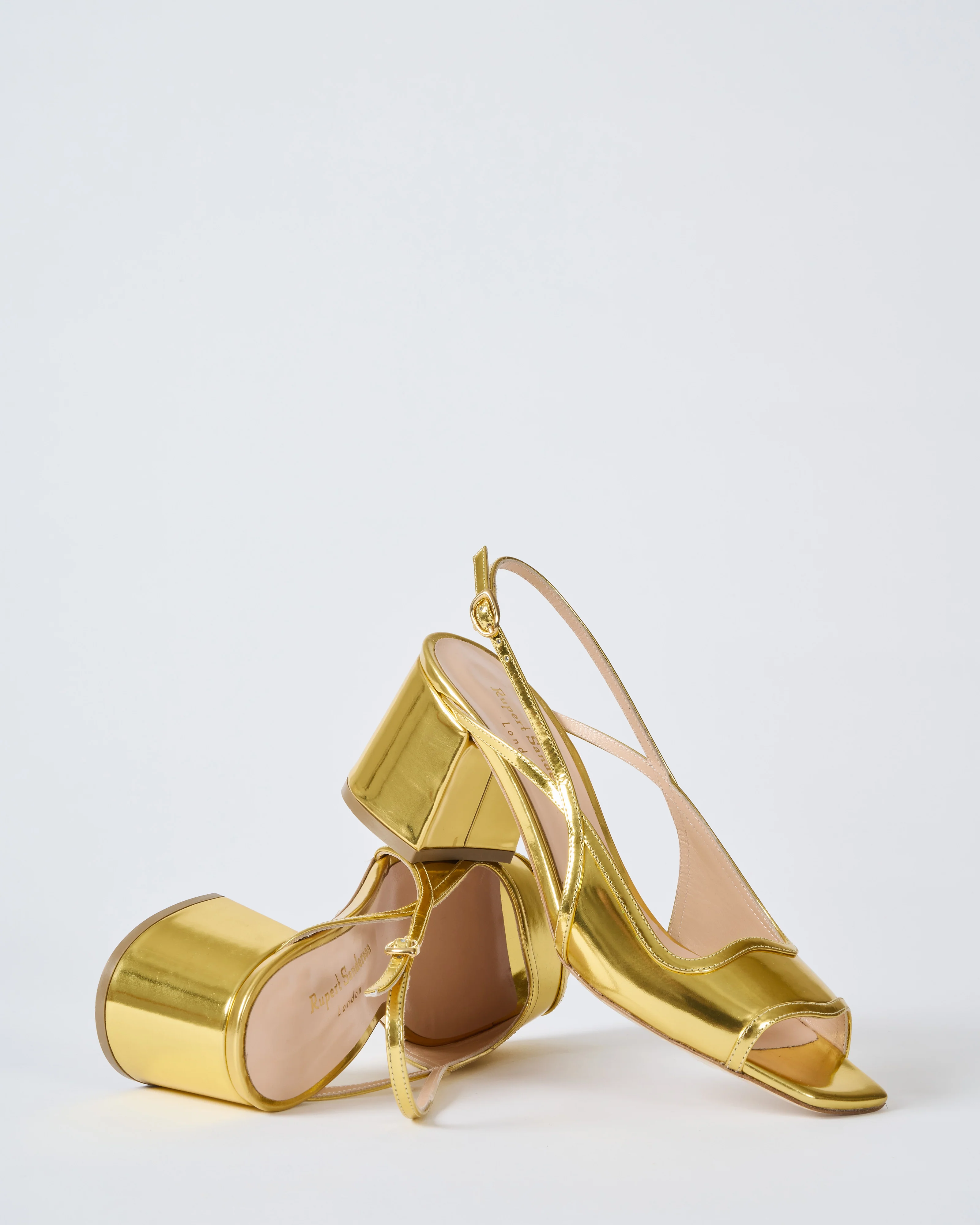 calvacade 60mm block heel peep toe - Image 5