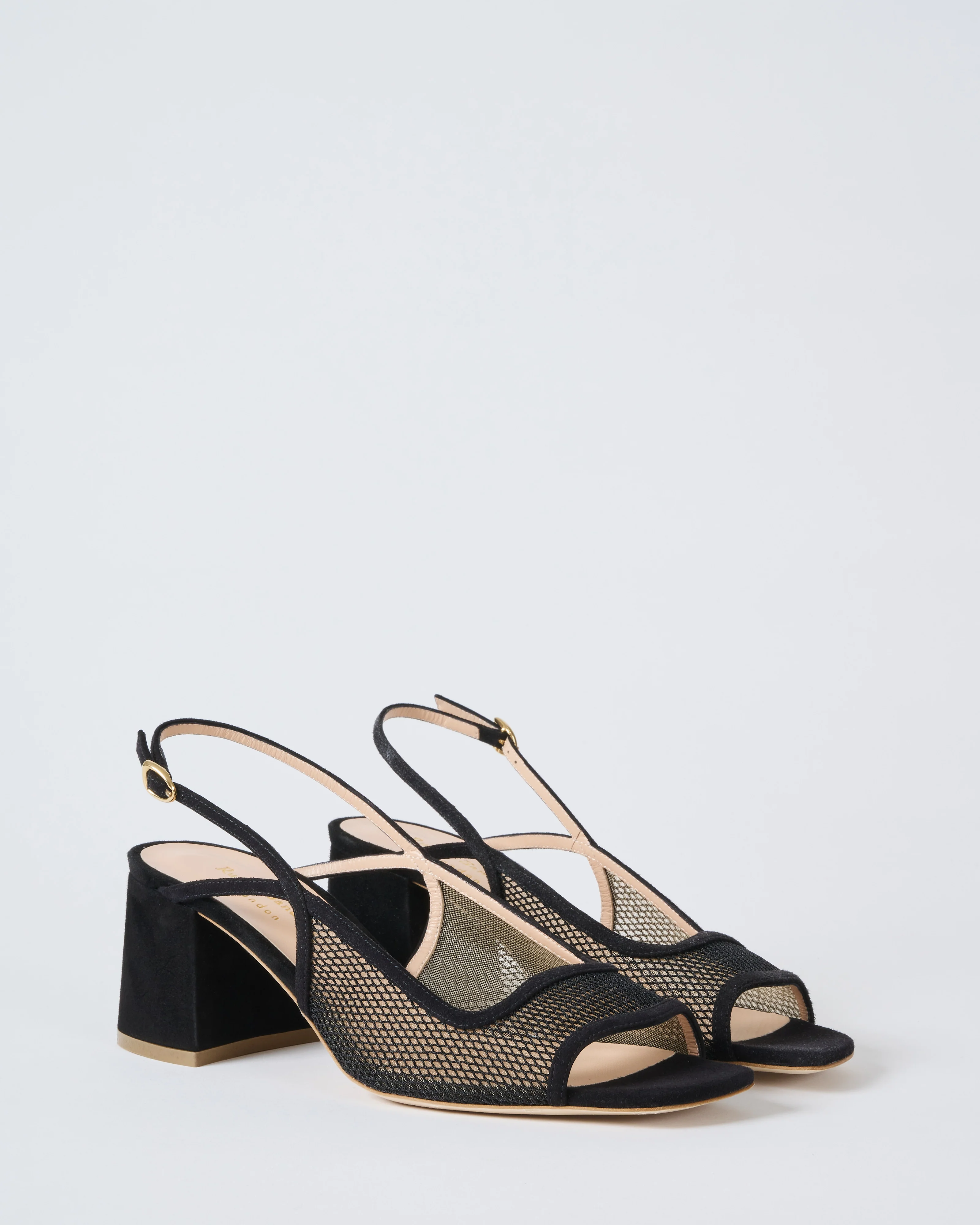 cavalcade 60mm block heel peep toe - Image 4