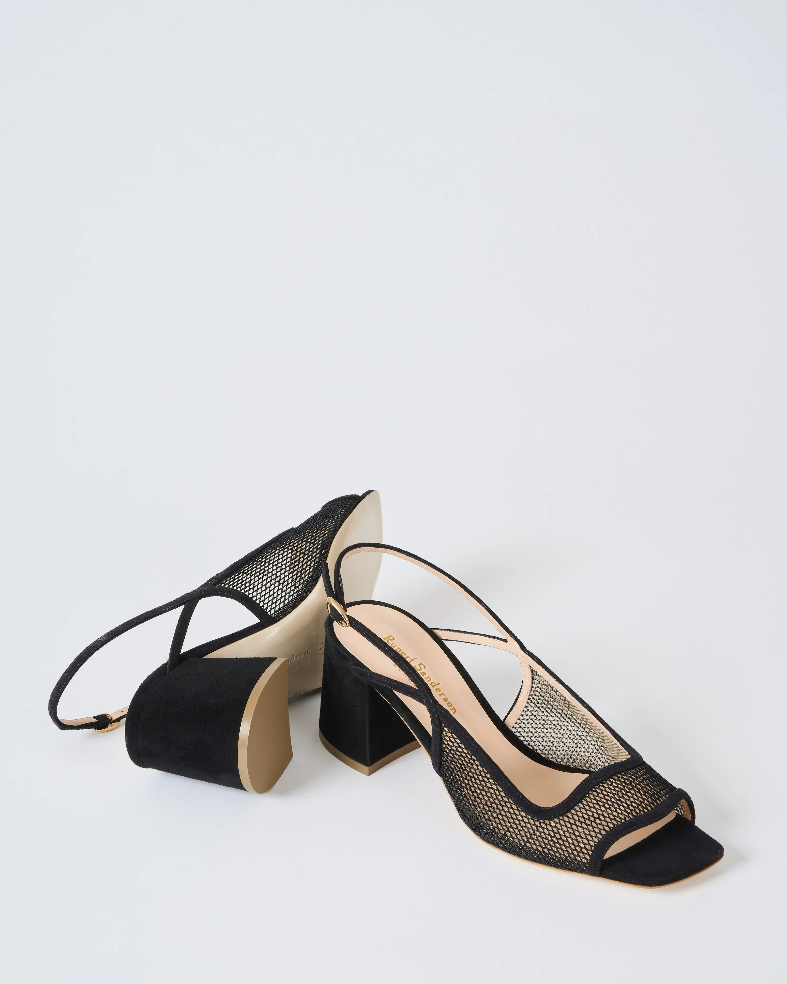 cavalcade 60mm block heel peep toe - Image 5