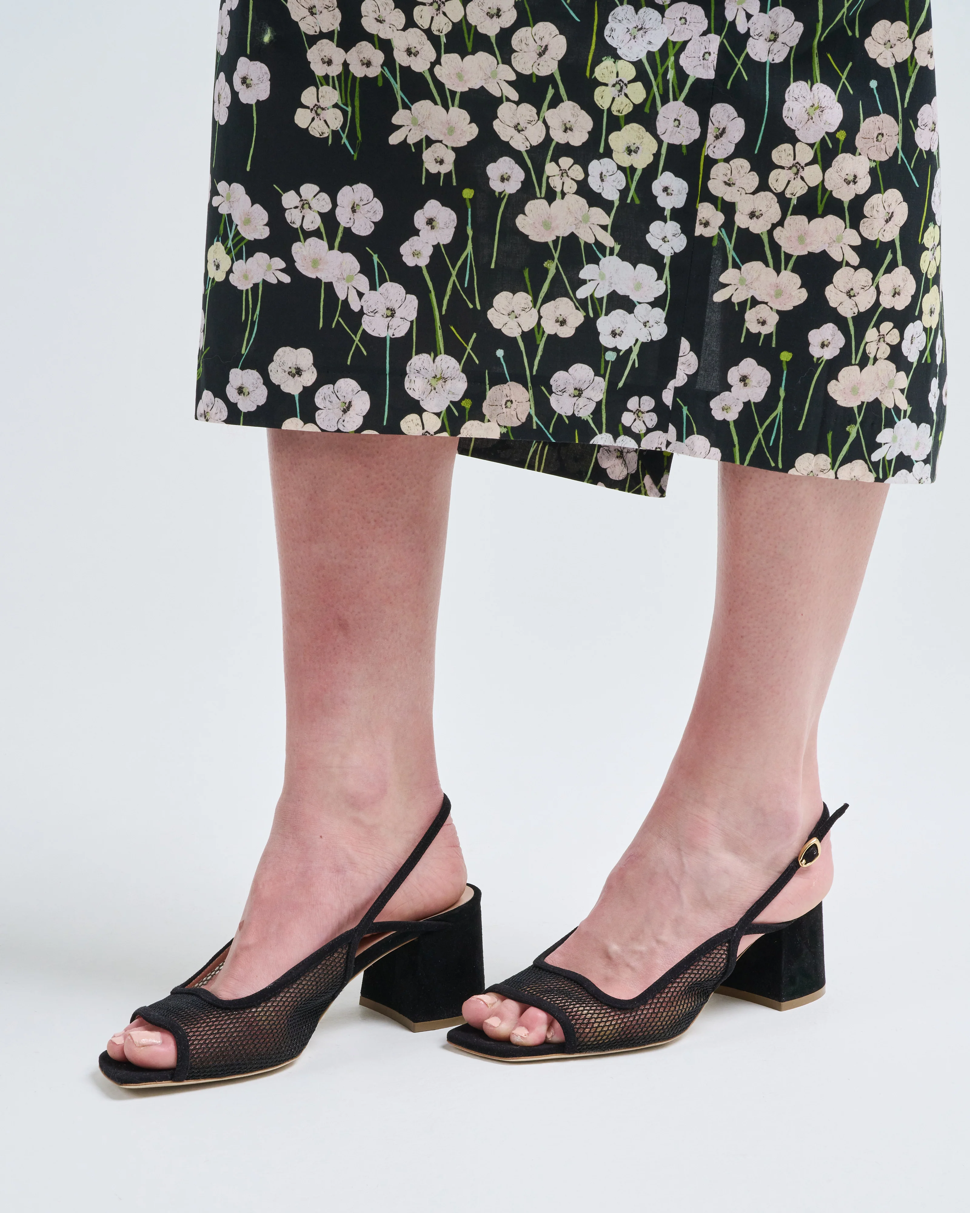 cavalcade 60mm block heel peep toe - Image 6