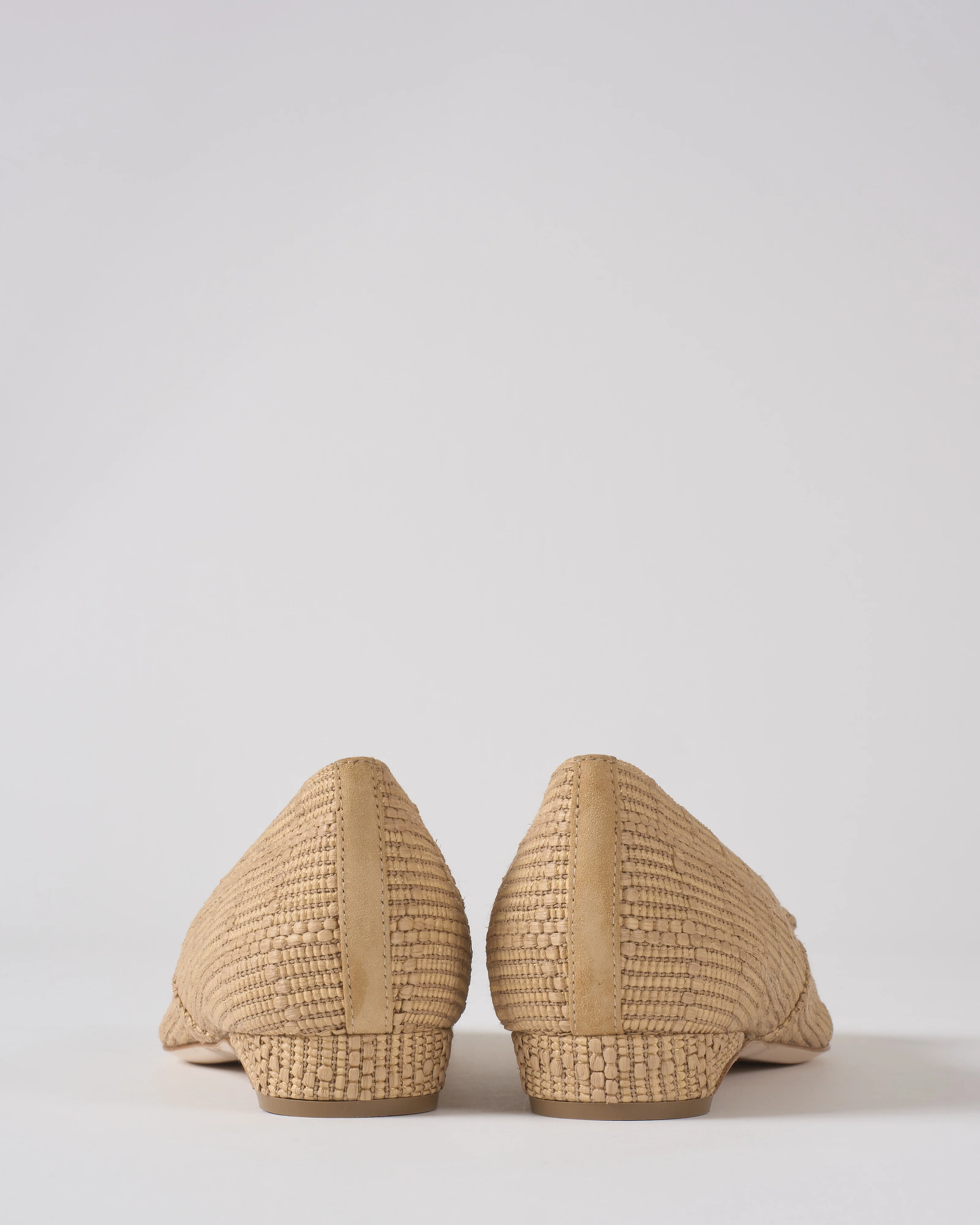 new aga low heel checkered weave - Image 3