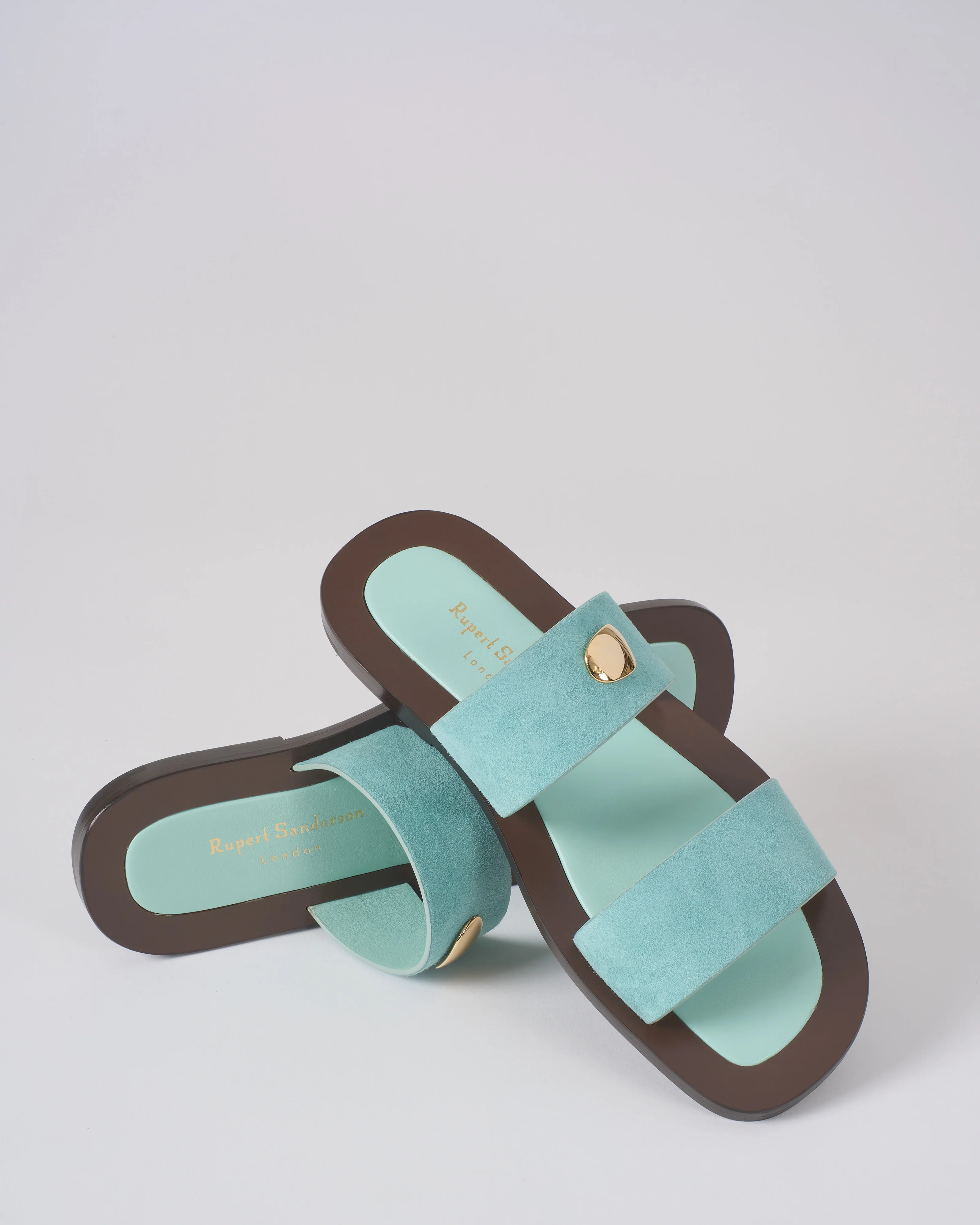 elbee flat suede sandal - Image 3