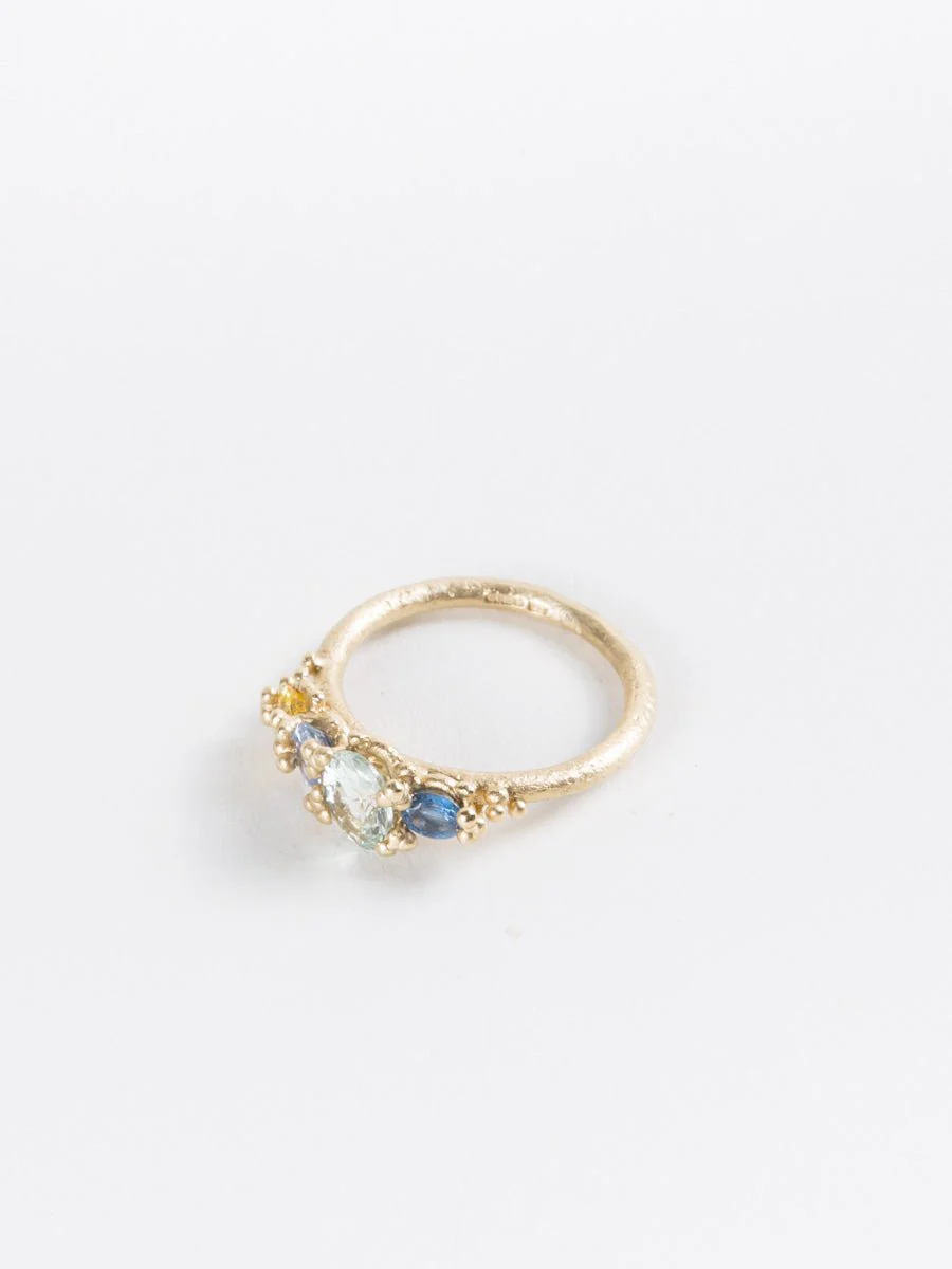 sapphire ring with granules - Image 2