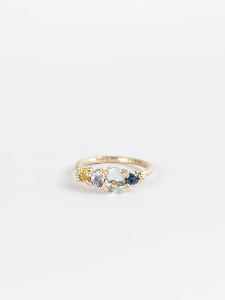 sapphire ring with granules - Image 3