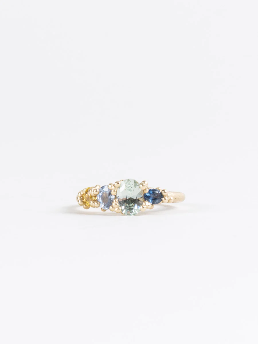 sapphire ring with granules - Image 4
