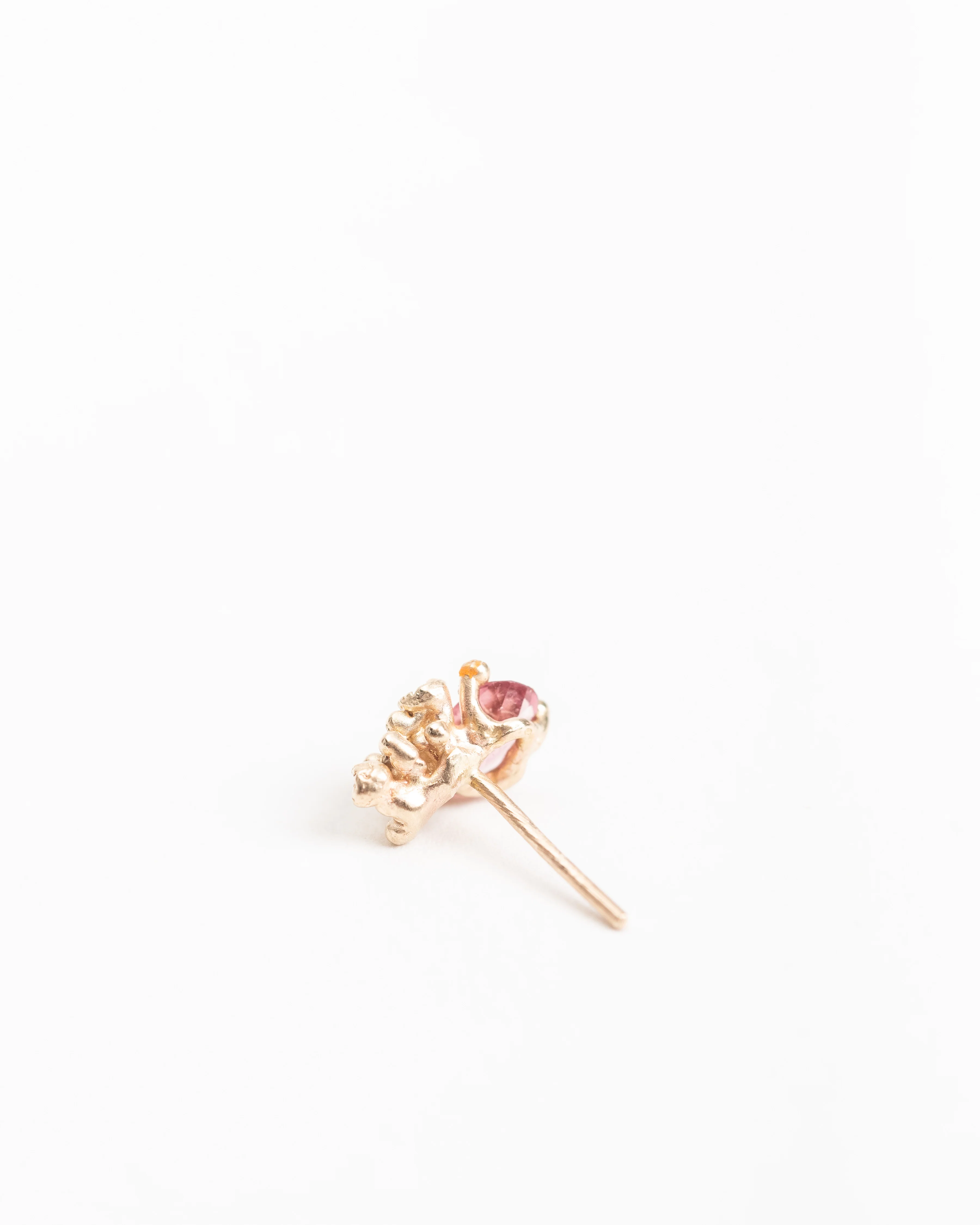 tourmaline & diamonds studs w/ barnacles - Image 4