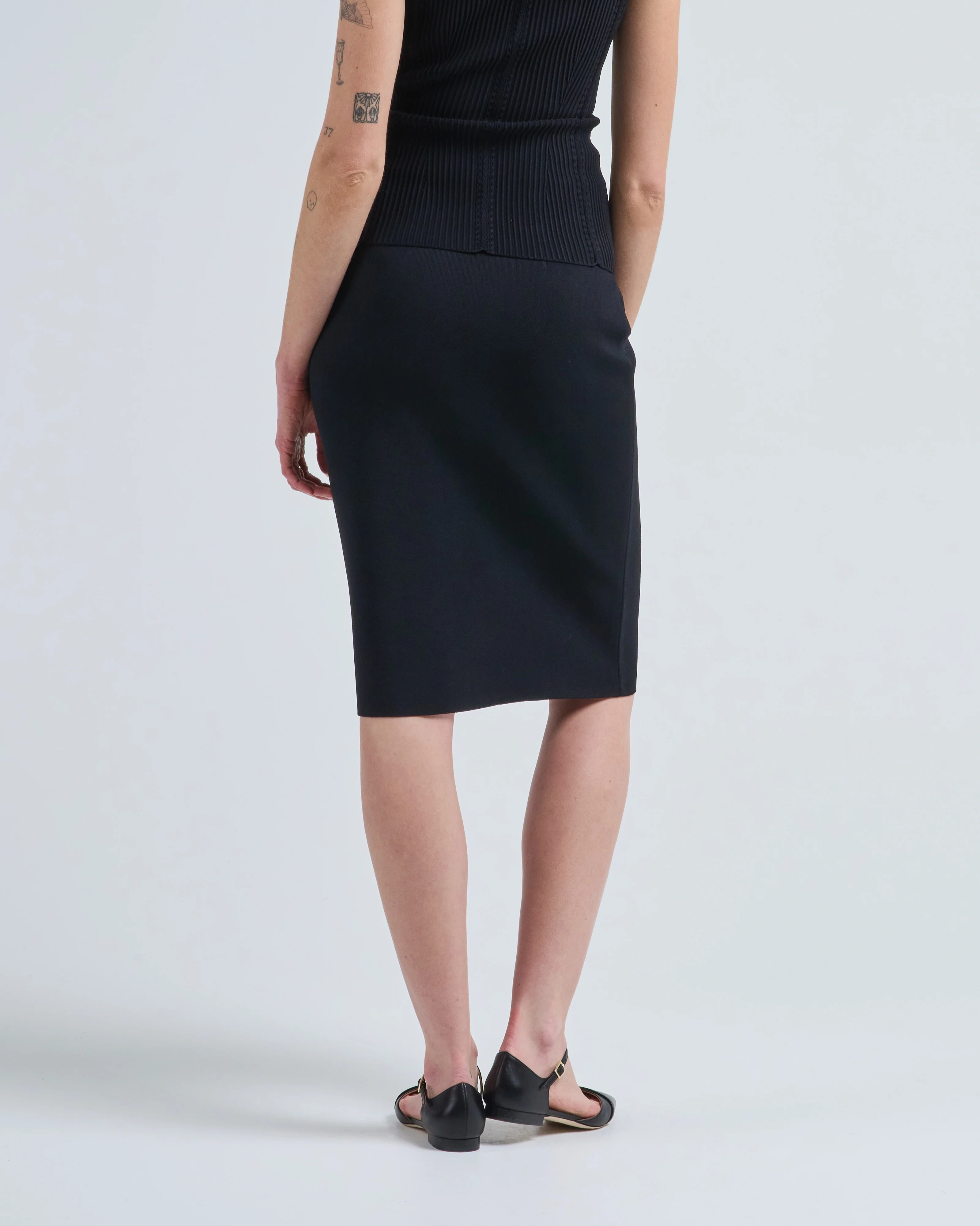 estelle crepe knit pencil skirt - Image 4