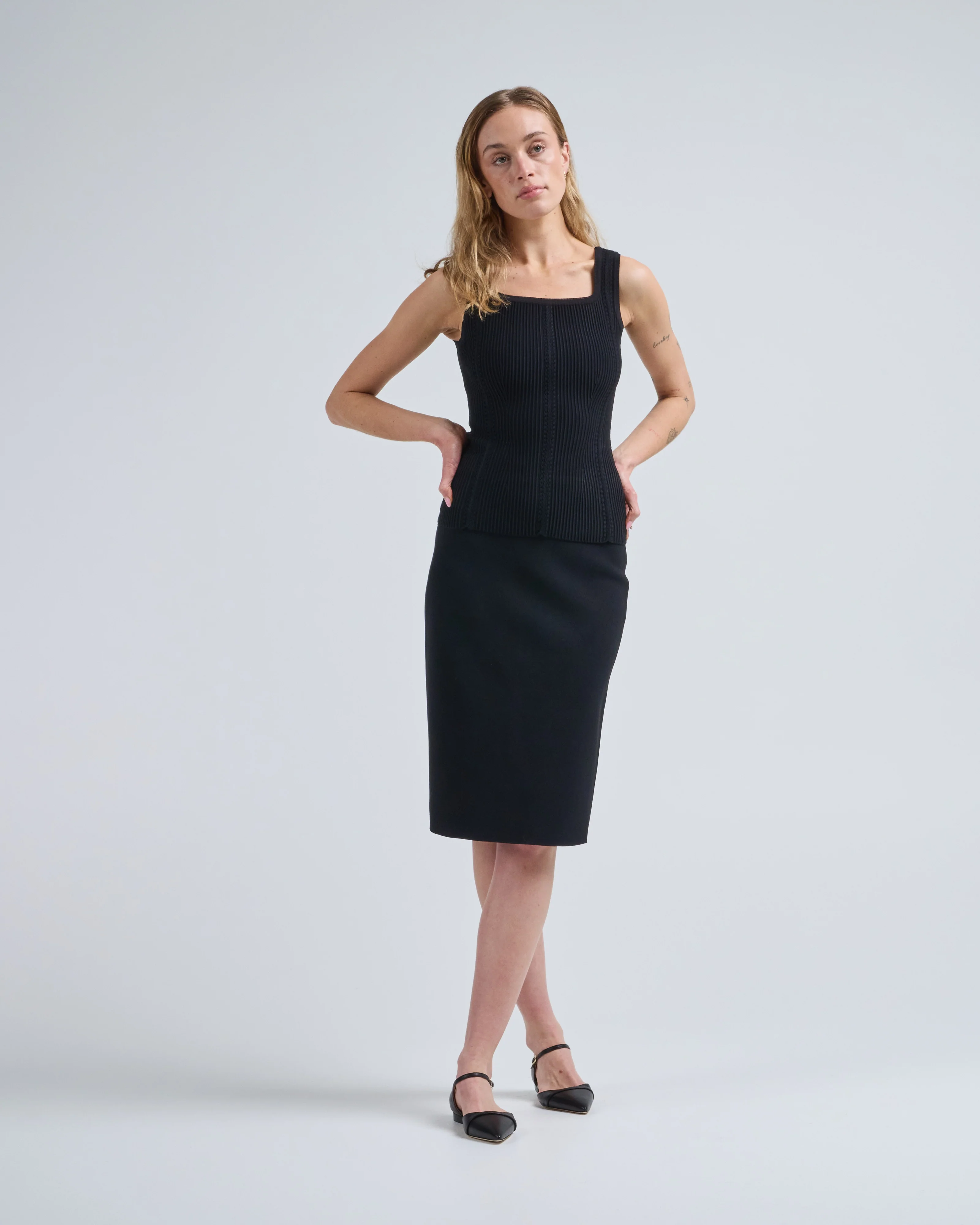 nina embellished knitted tank - Image 2