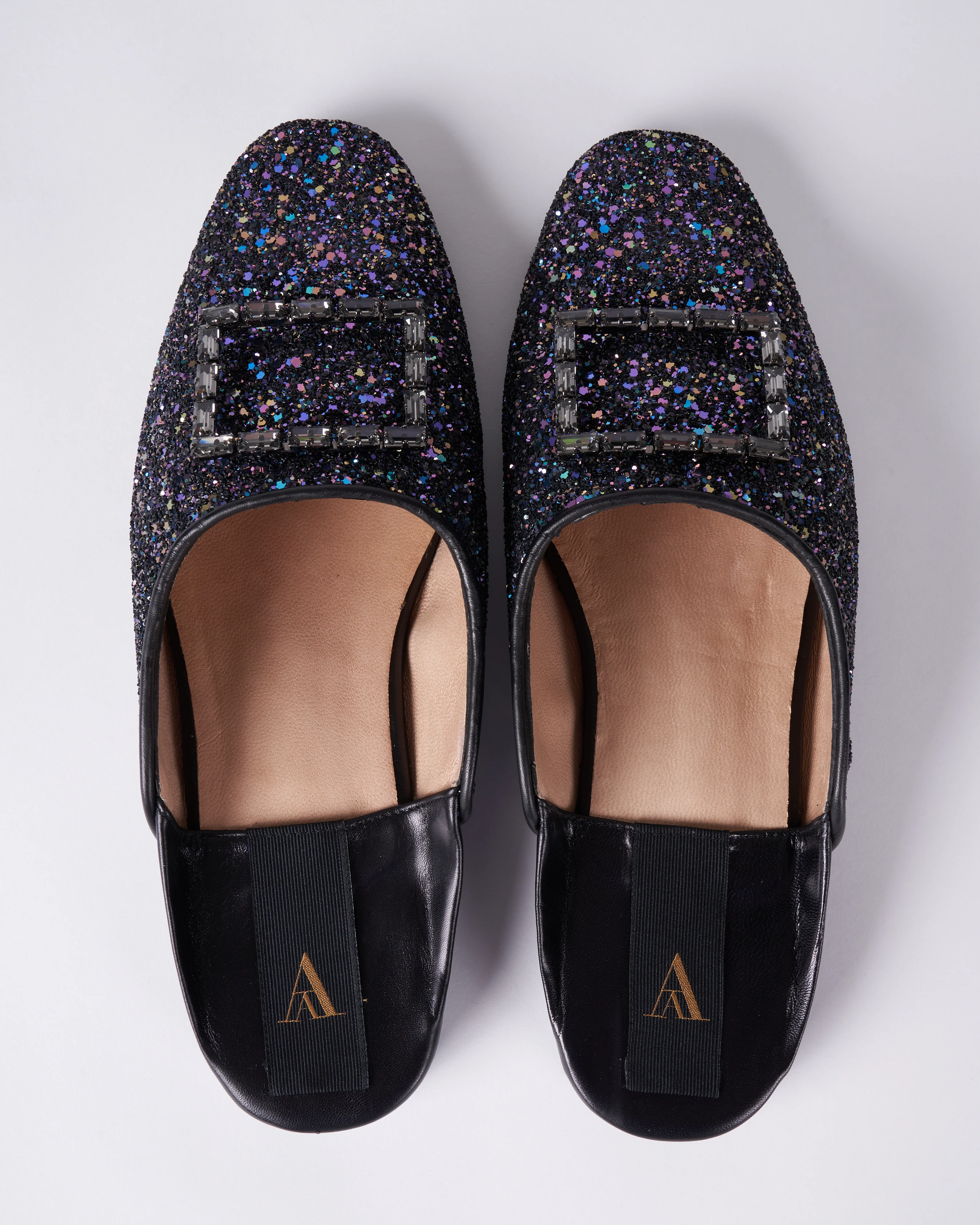 glitter mule - navy - Image 3