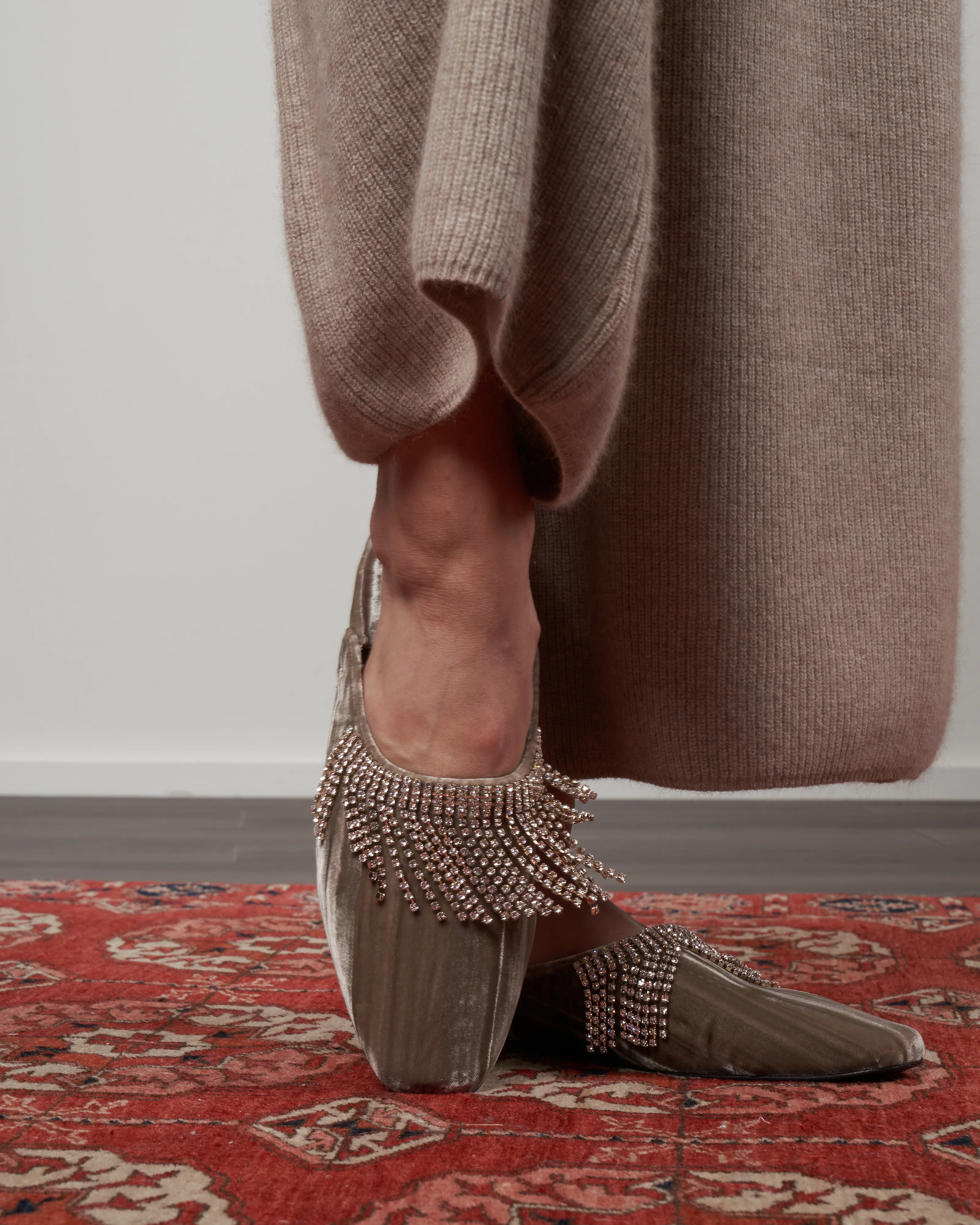 velvet maflle deluxe - velvet taupe - Image 5