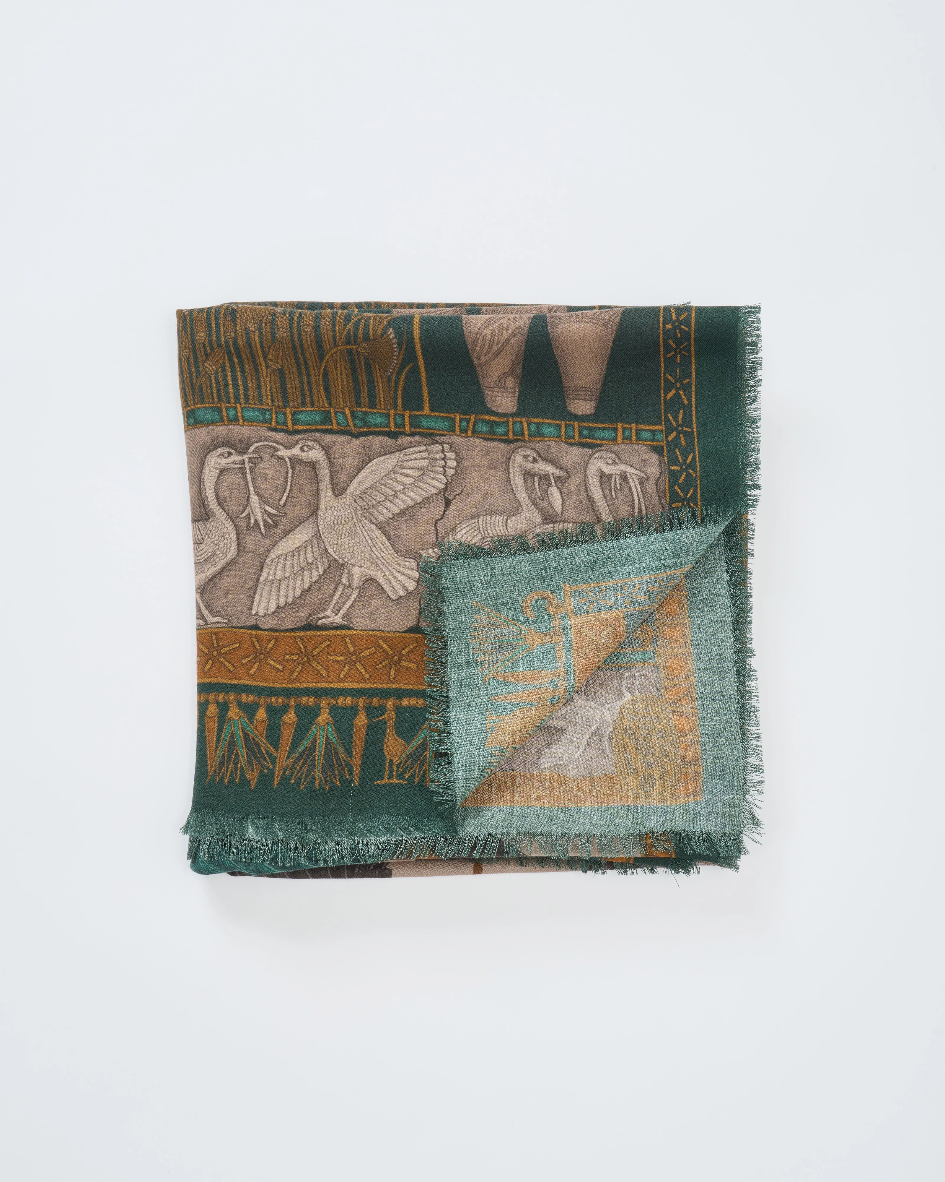 heralds of horus wool/silk square scarf - Image 3