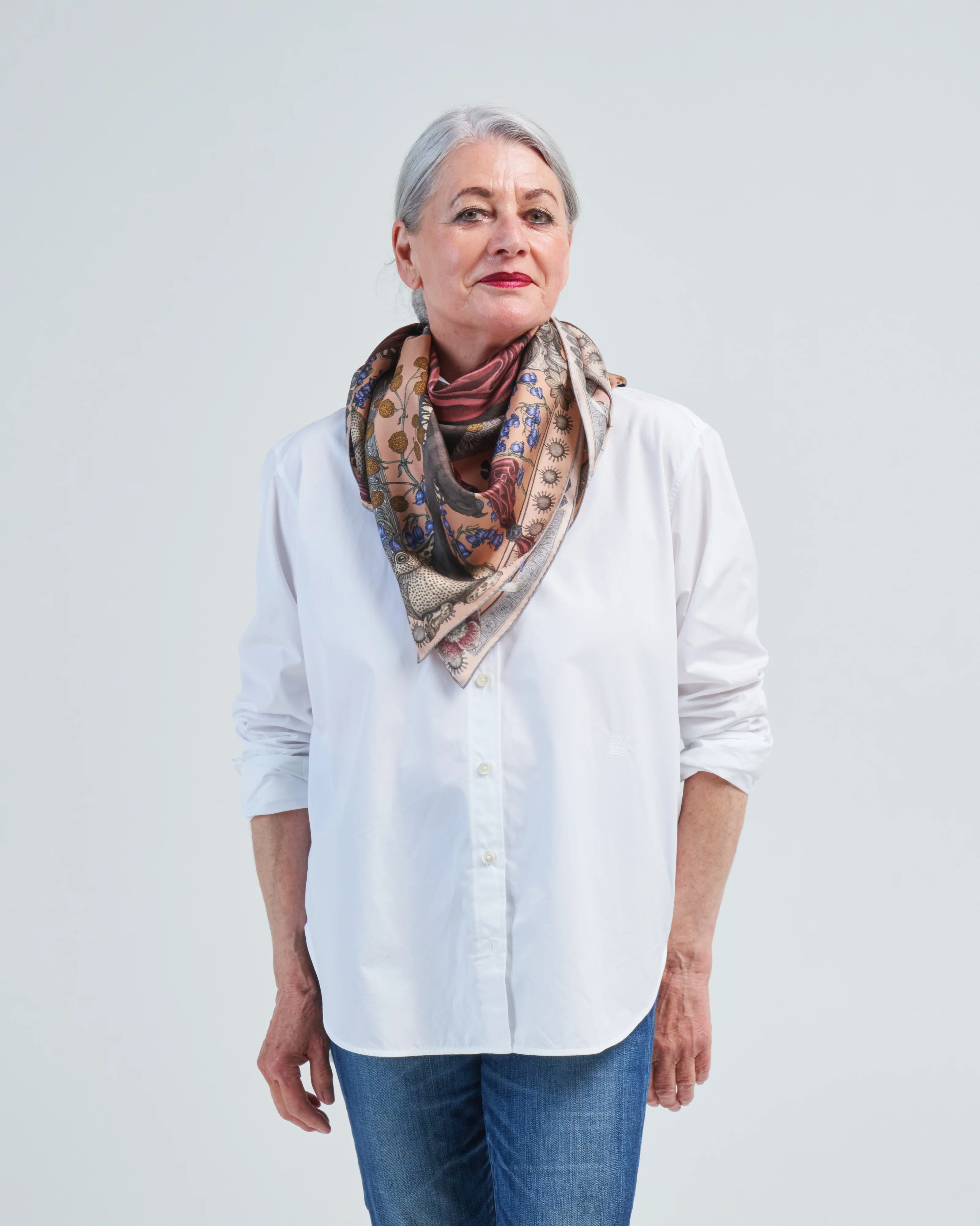 honouring argos silk twill square scarf - Image 2