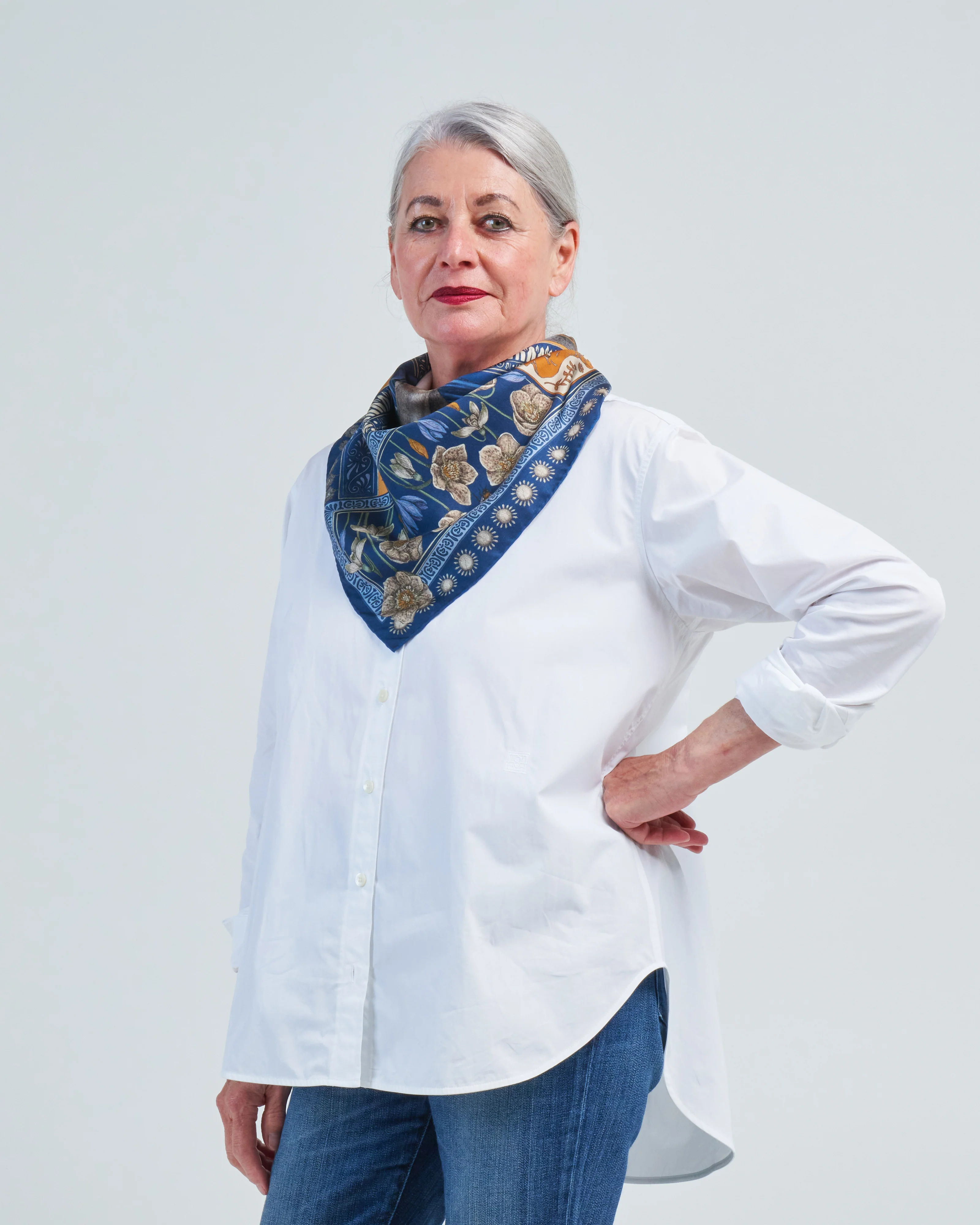 honouring argos silk twill square scarf - Image 2