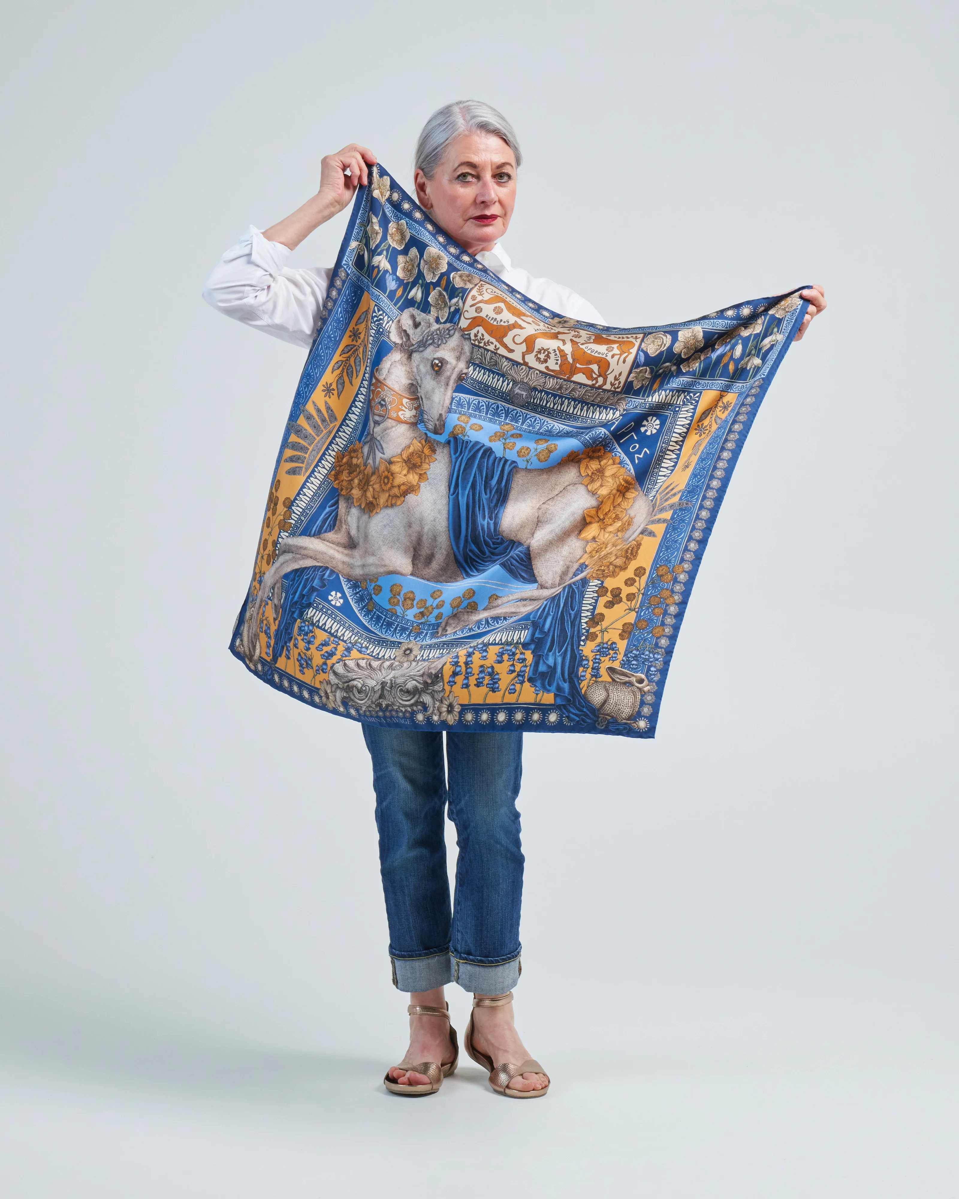 honouring argos silk twill square scarf - Image 5